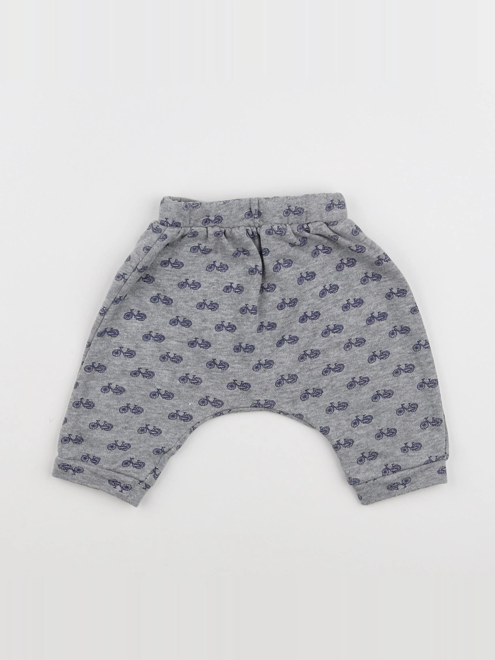 Boutchou - sarouel gris - 1 mois