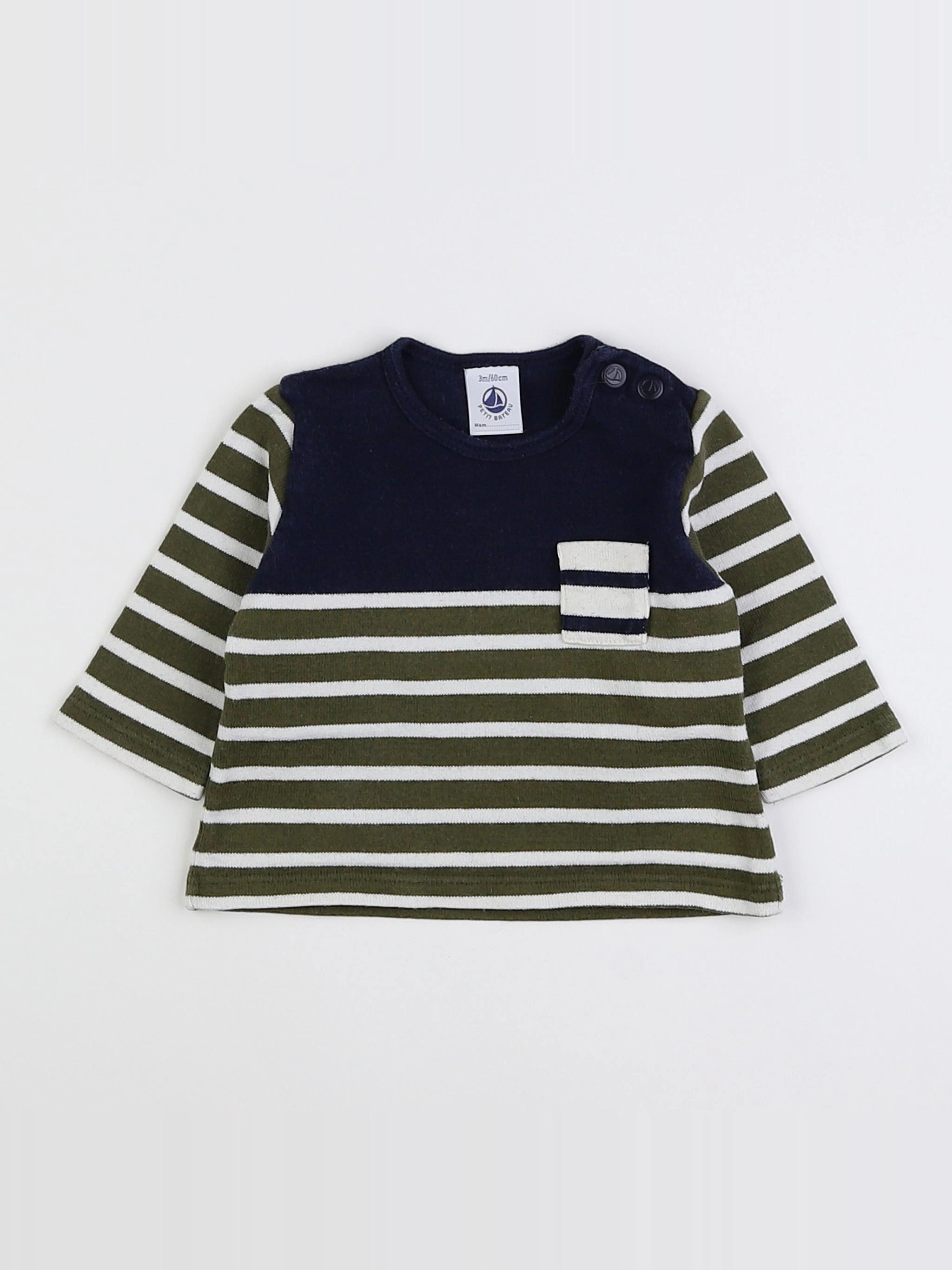 Petit Bateau - tee-shirt multicolore - 3 mois