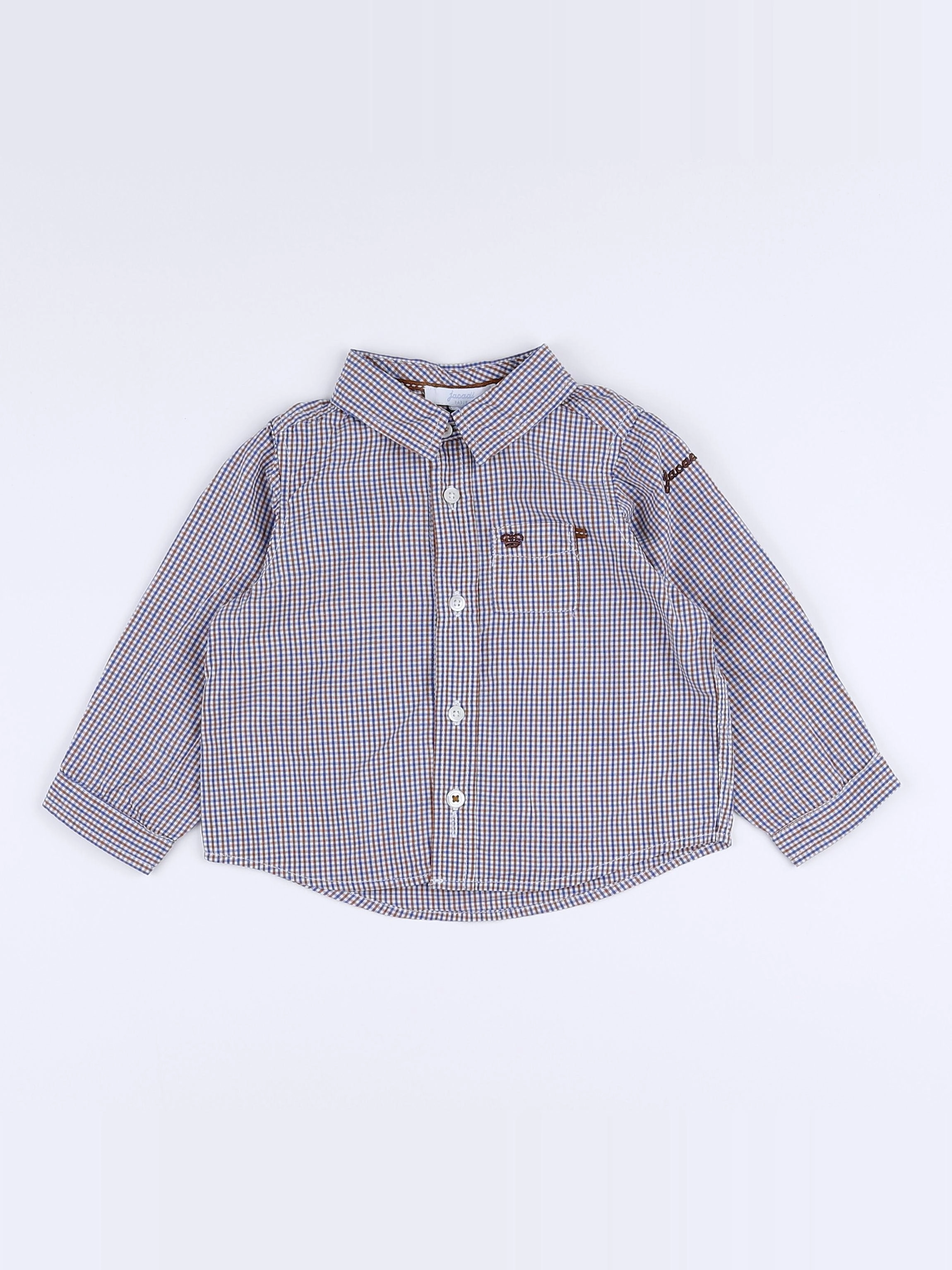 Jacadi - chemise gris - 12 mois