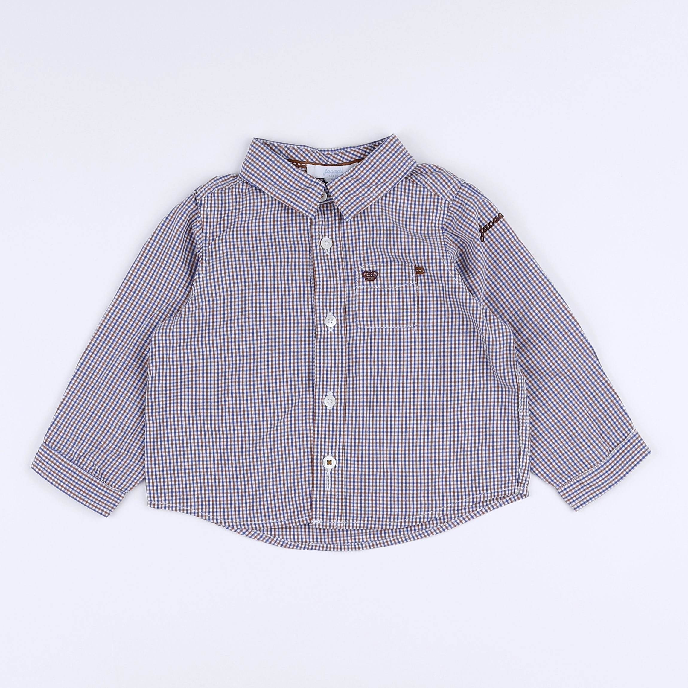 Jacadi - chemise gris - 12 mois