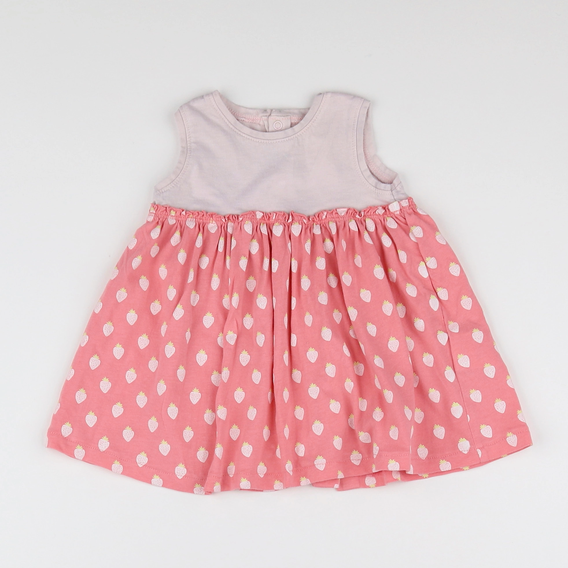 Vertbaudet - robe rose - 6 mois