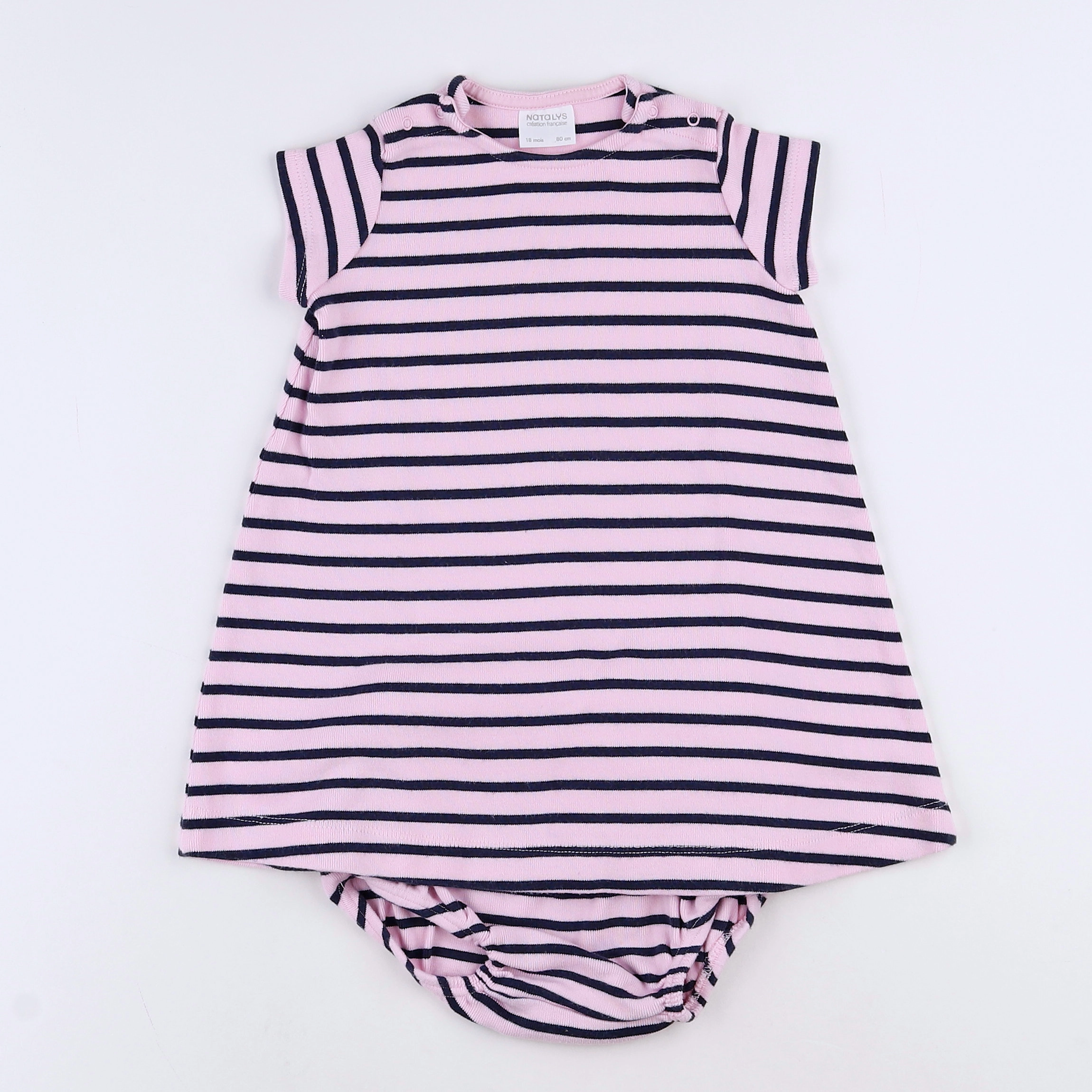 Natalys - robe rose - 18 mois