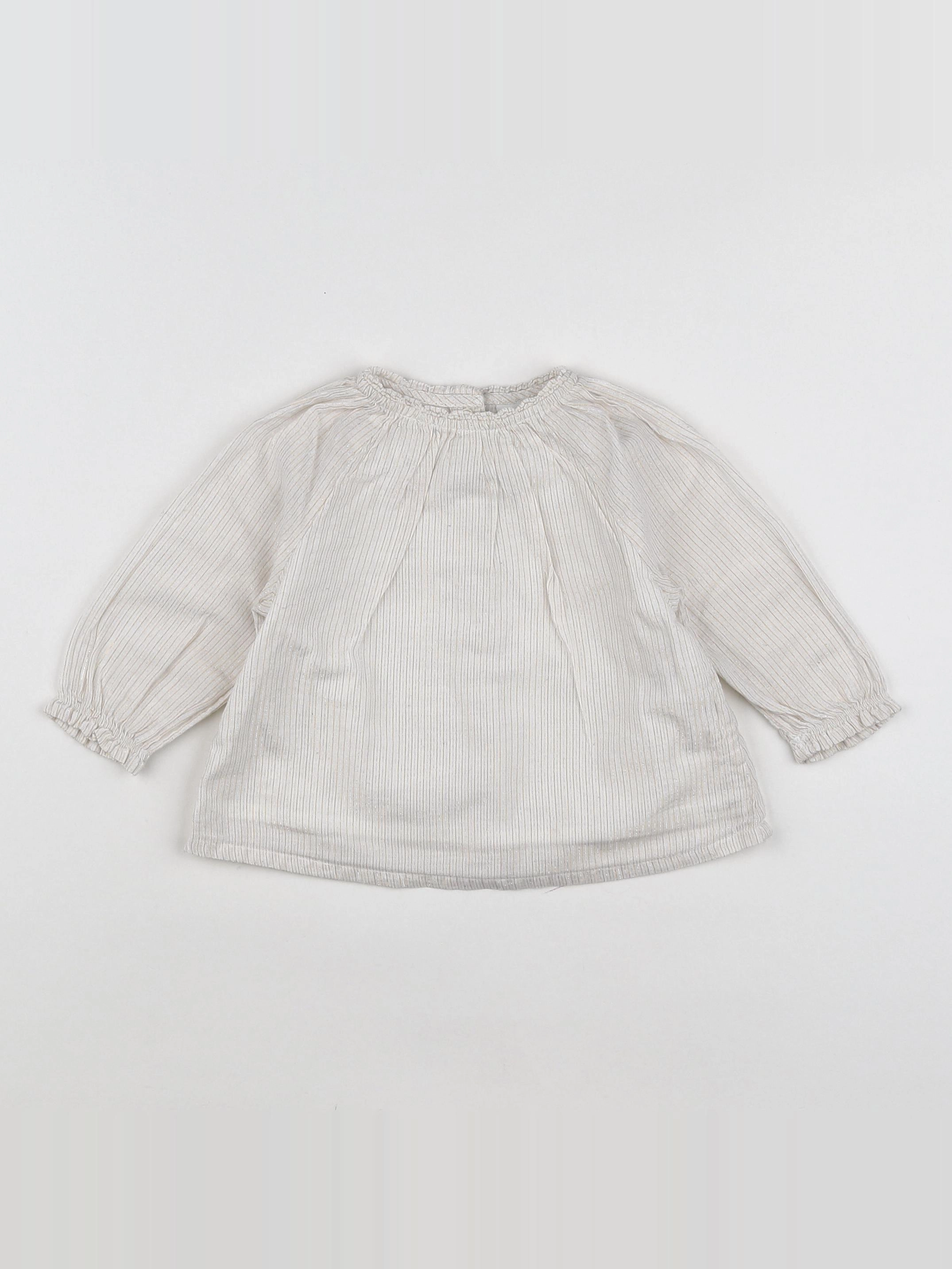 Tape à l'oeil - blouse beige, or - 6 mois