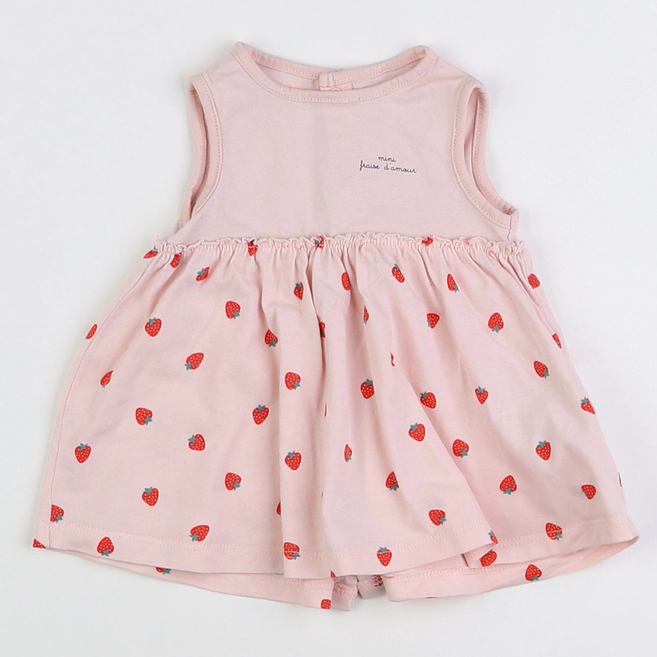 Vertbaudet - robe multicolore - 1 mois