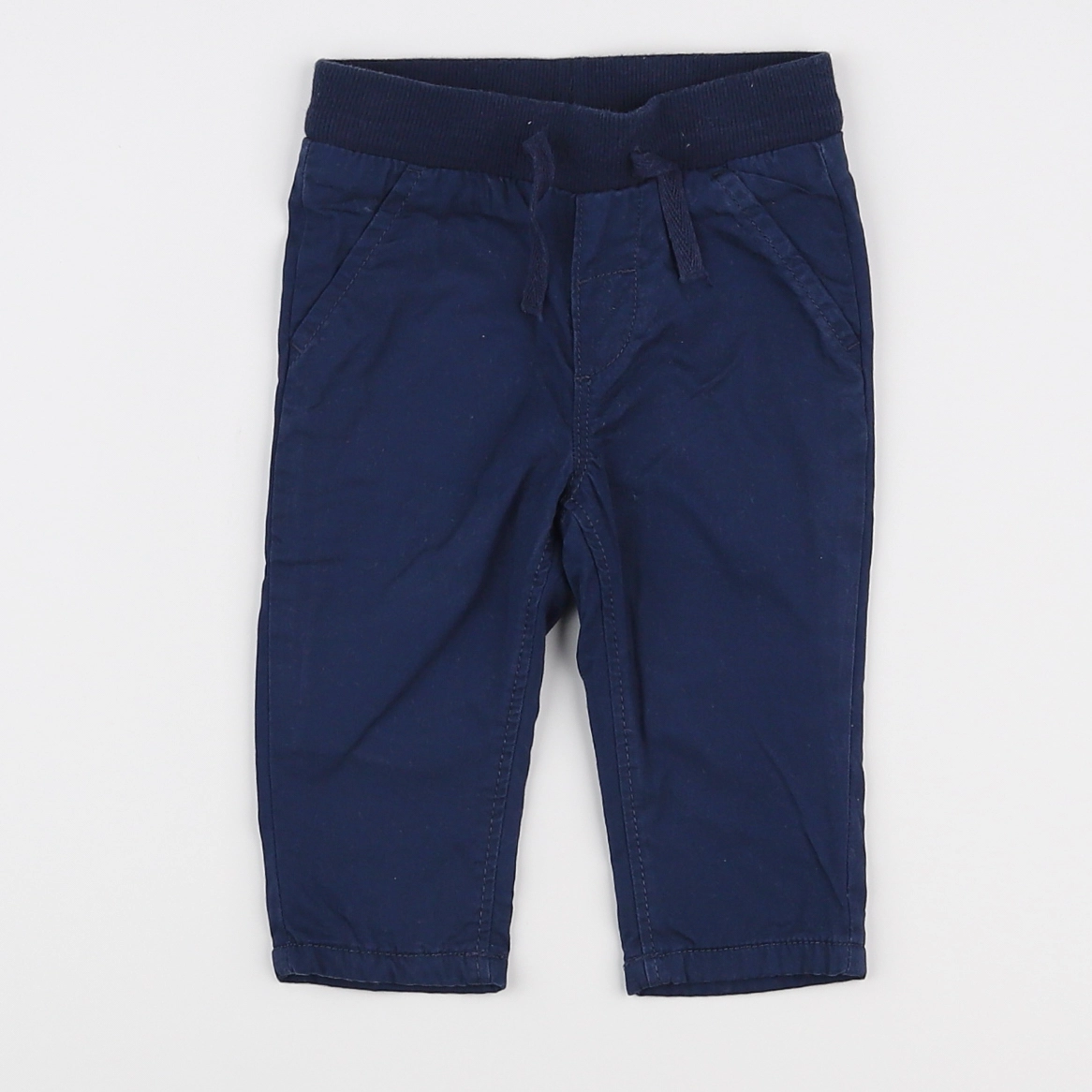 H&M - pantalon bleu - 3/6 mois