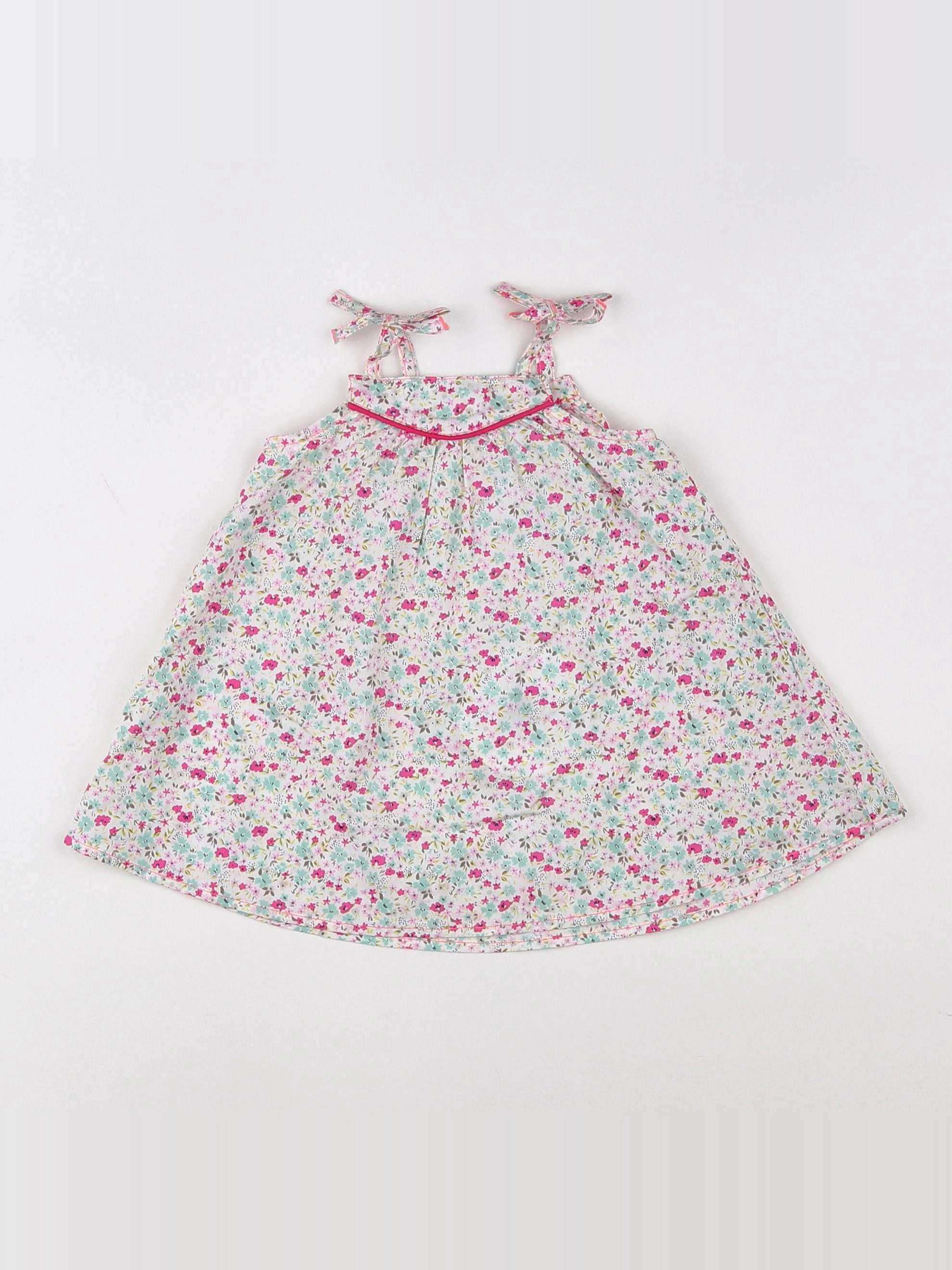 Petit Bateau - robe multicolore - 3 mois