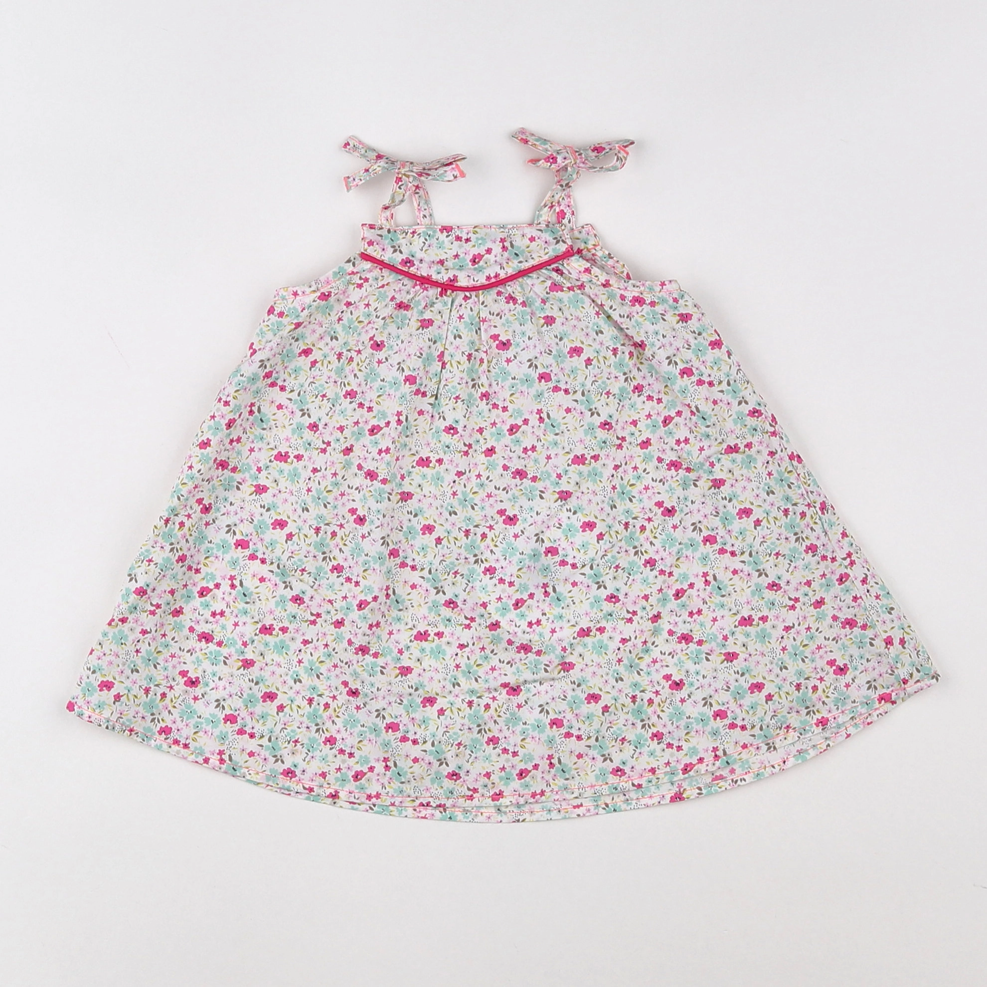 Petit Bateau - robe multicolore - 3 mois