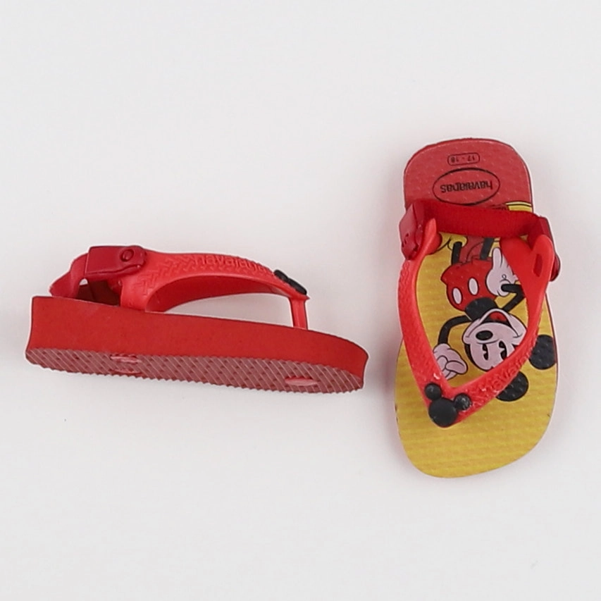 Havaianas - tongs rouge - pointure 17/18