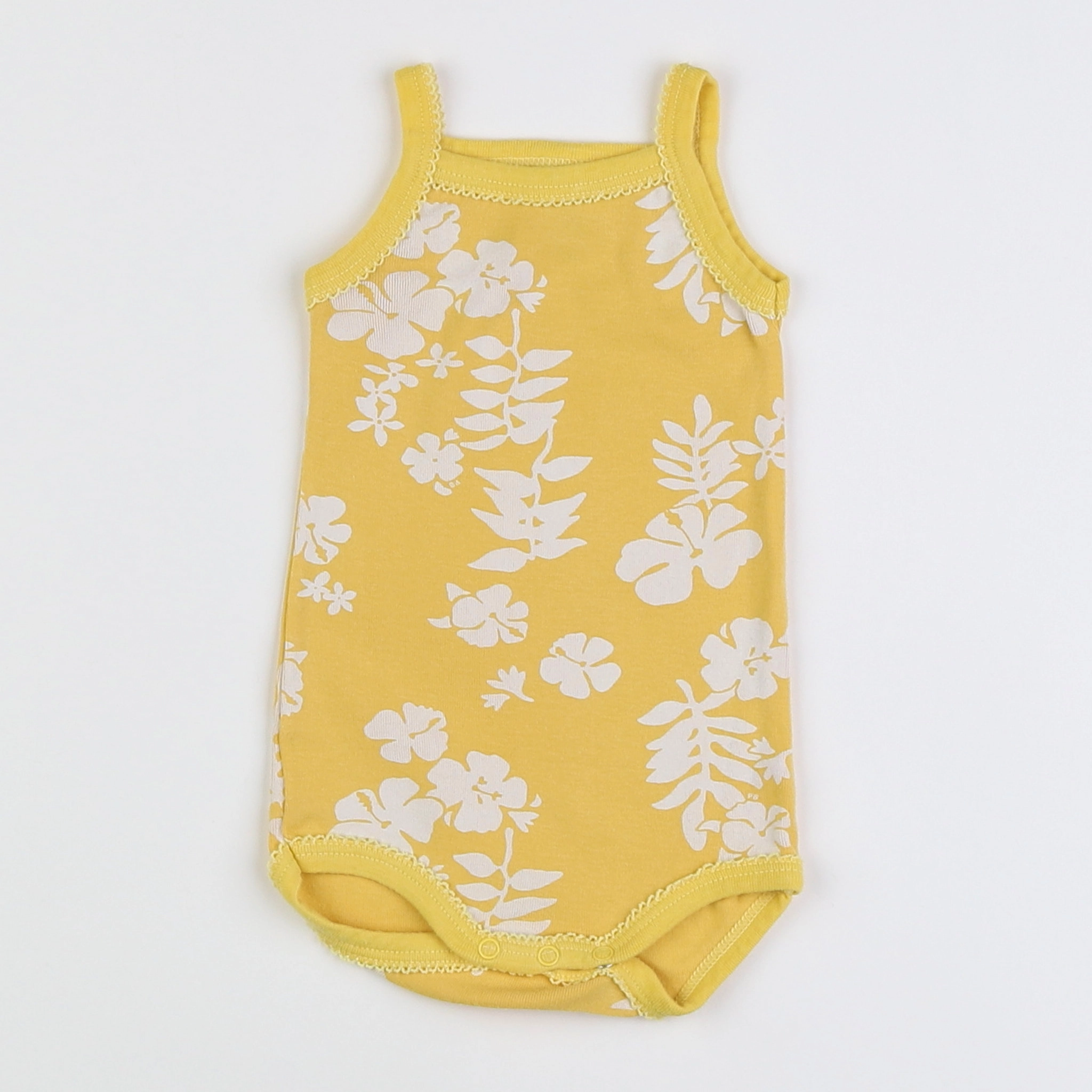 Petit Bateau - body jaune - 3 mois
