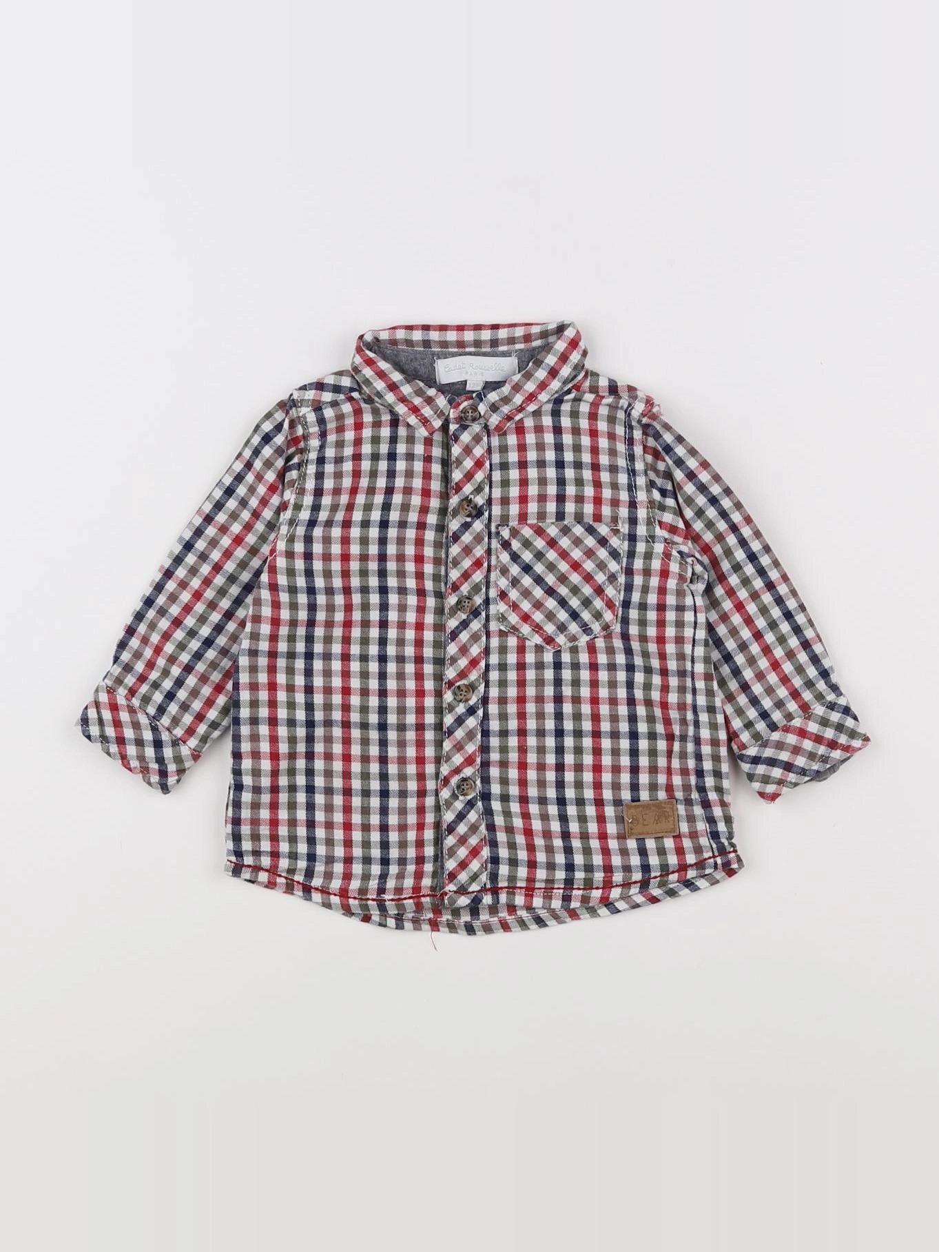 Cadet Rousselle - chemise multicolore - 12 mois