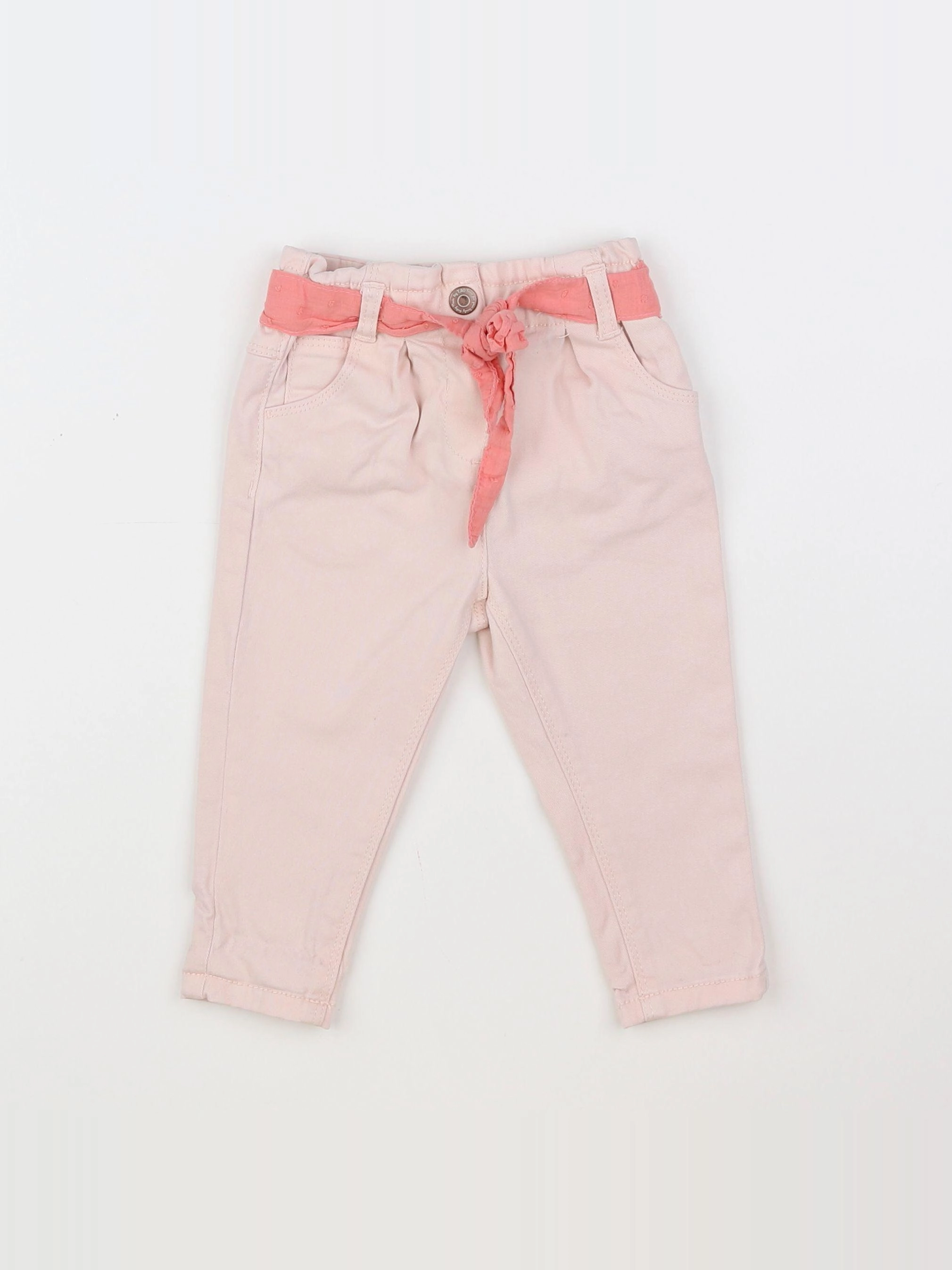 Tape à l'oeil - pantalon rose - 12 mois