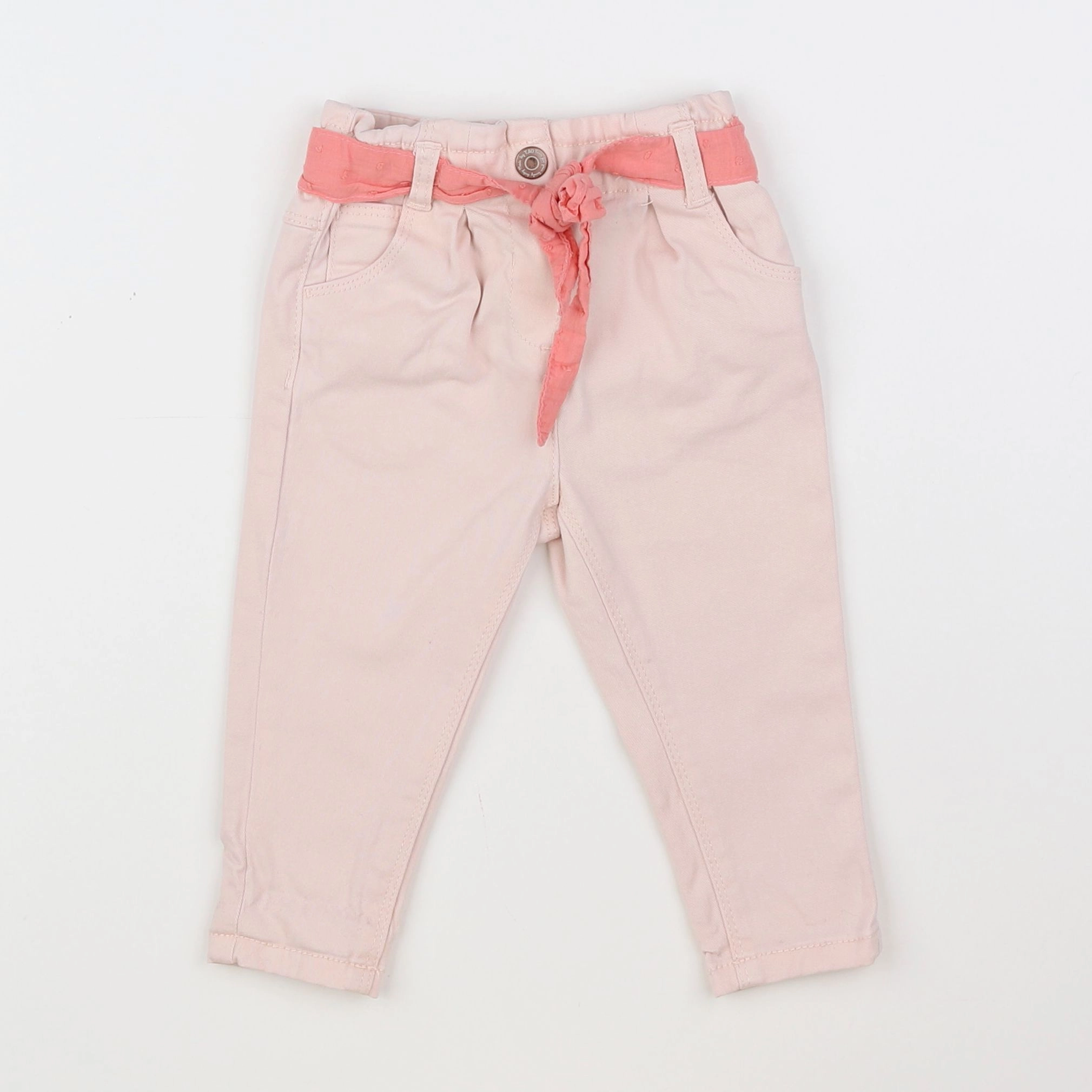 Tape à l'oeil - pantalon rose - 12 mois