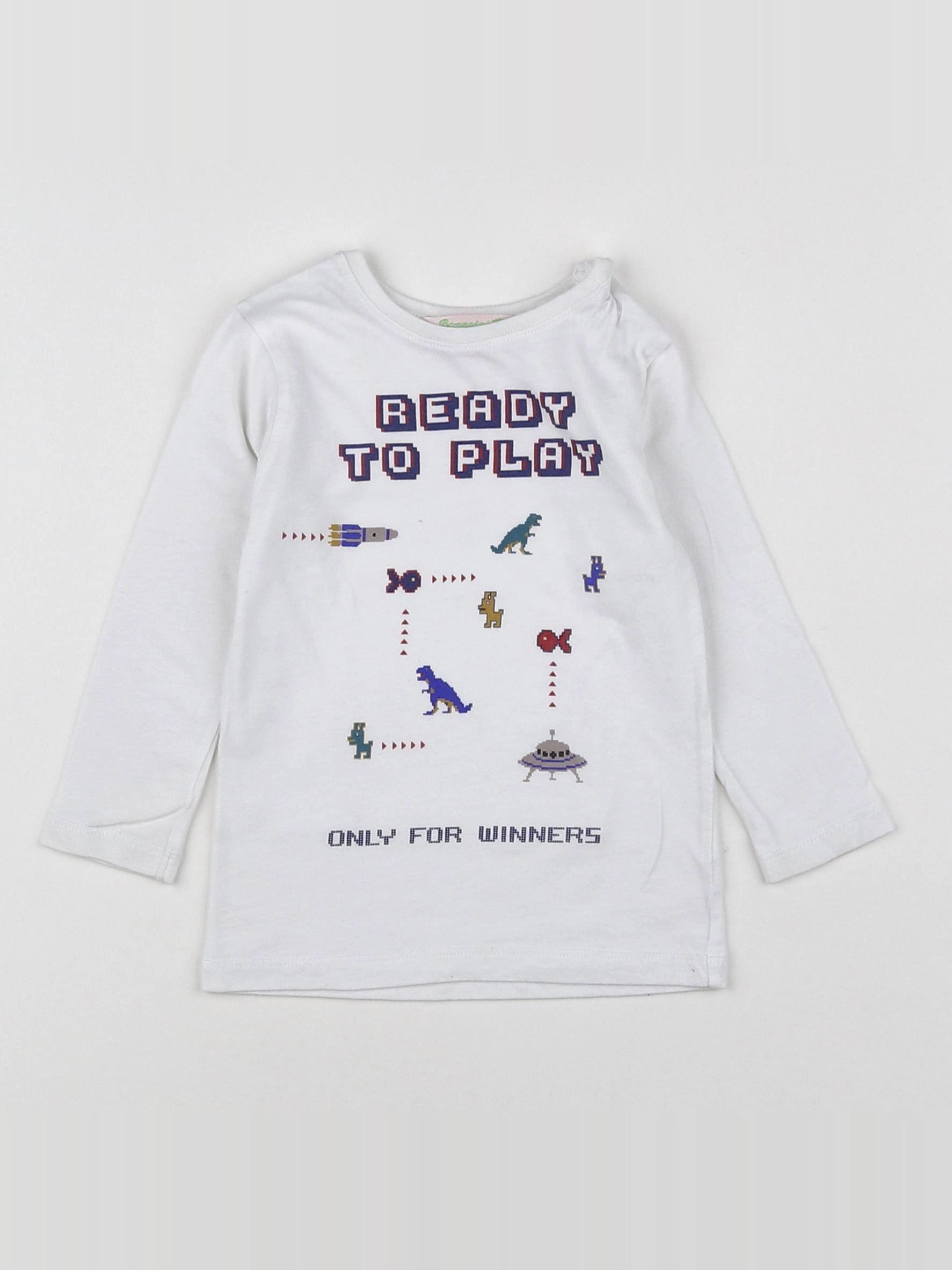 Bonpoint - tee-shirt blanc - 12 mois
