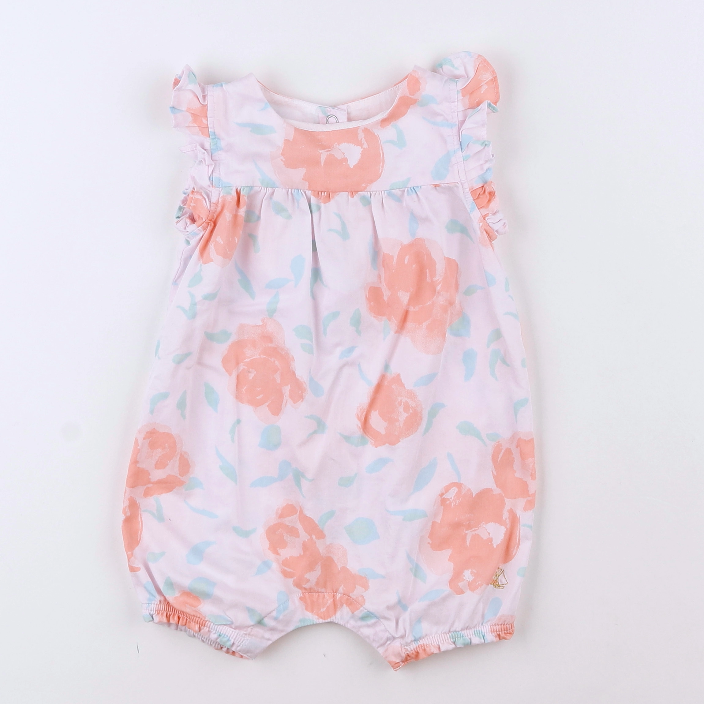 Petit Bateau - combinaison rose - 12 mois