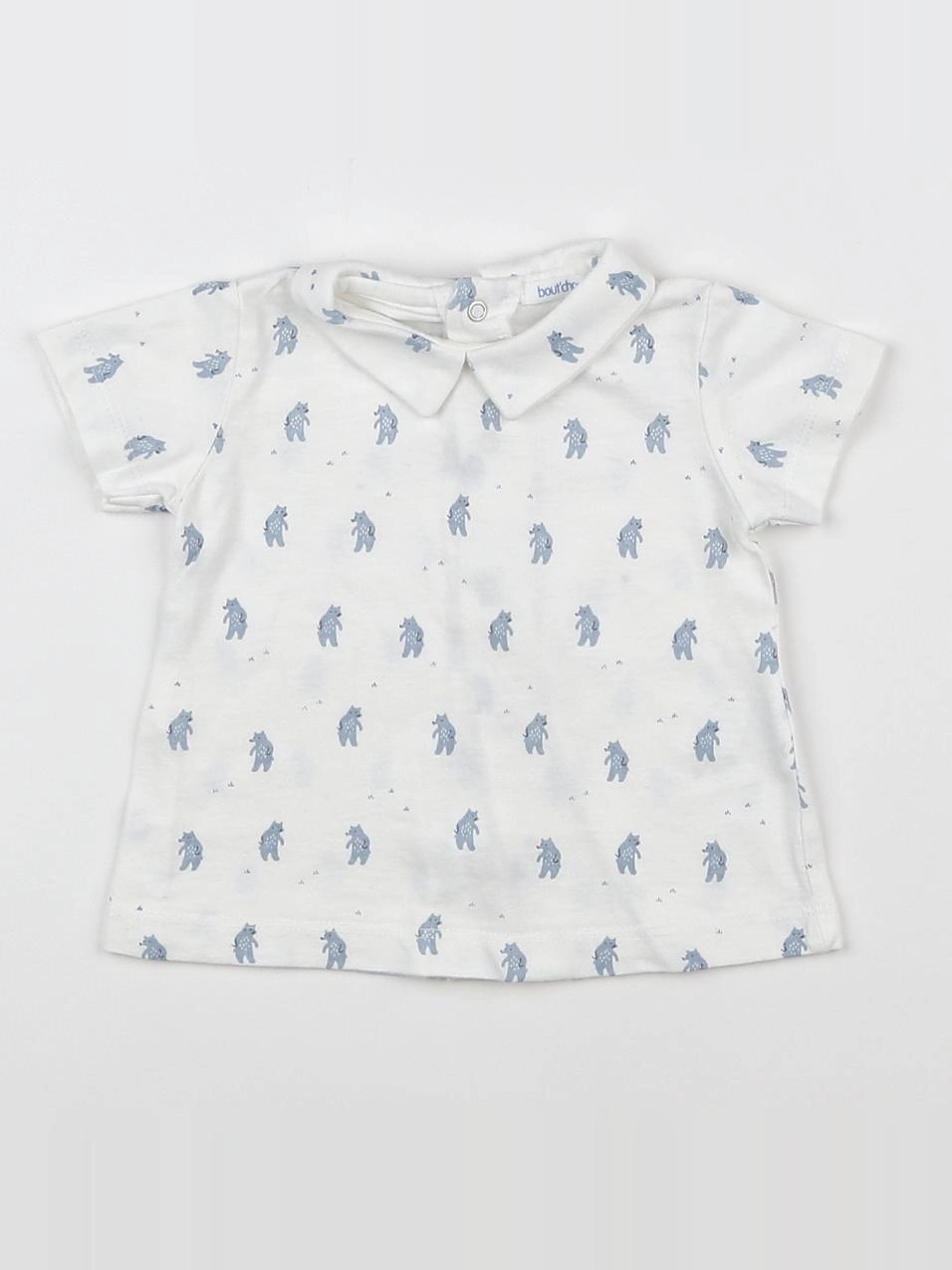 Boutchou - tee-shirt bleu - 3 mois