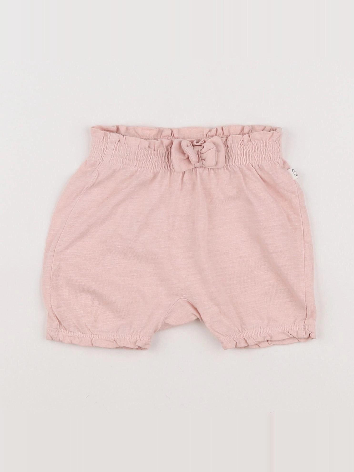 Tape à l'oeil - short rose - 6 mois