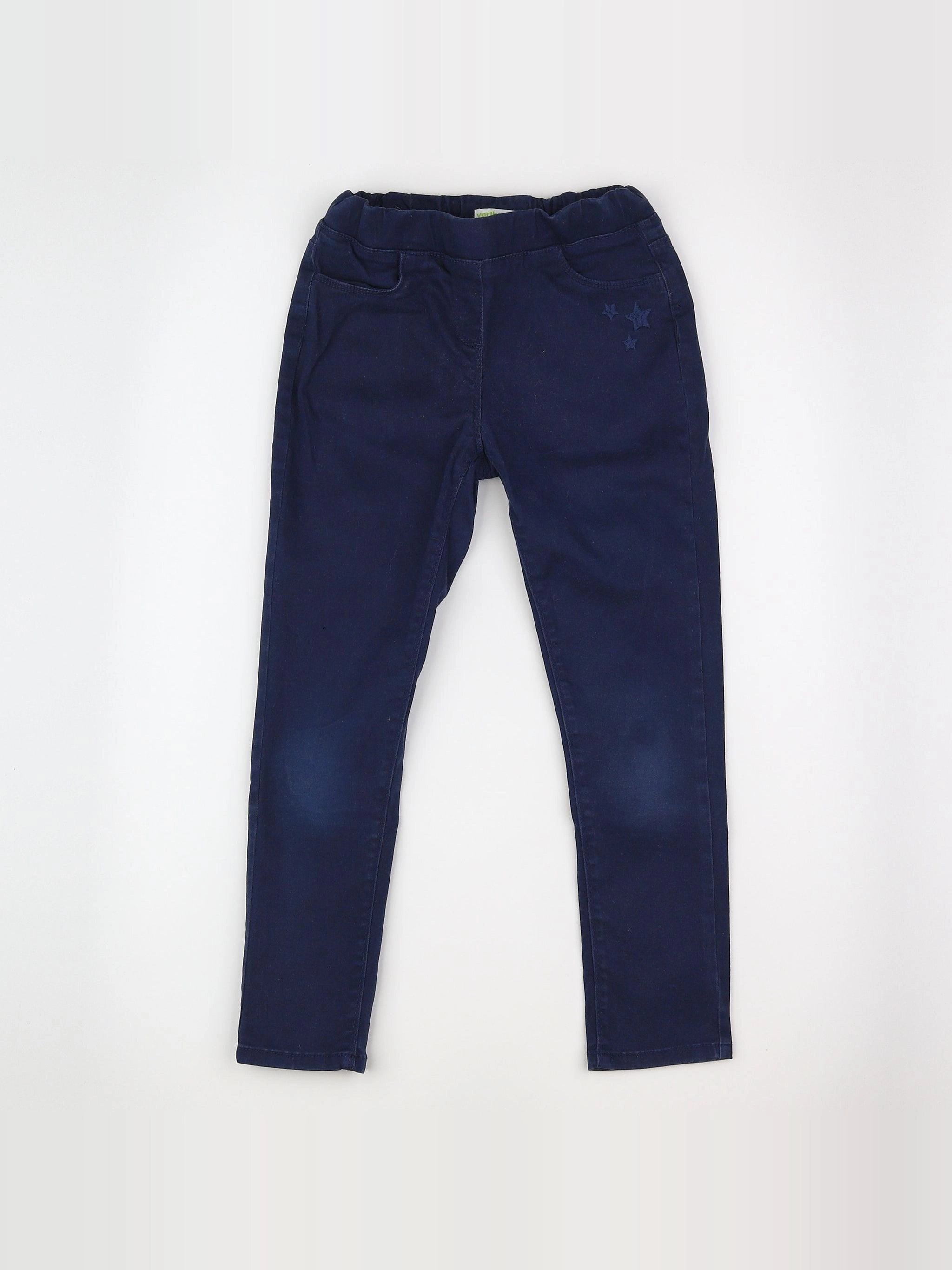 Vertbaudet - jegging bleu - 9 ans