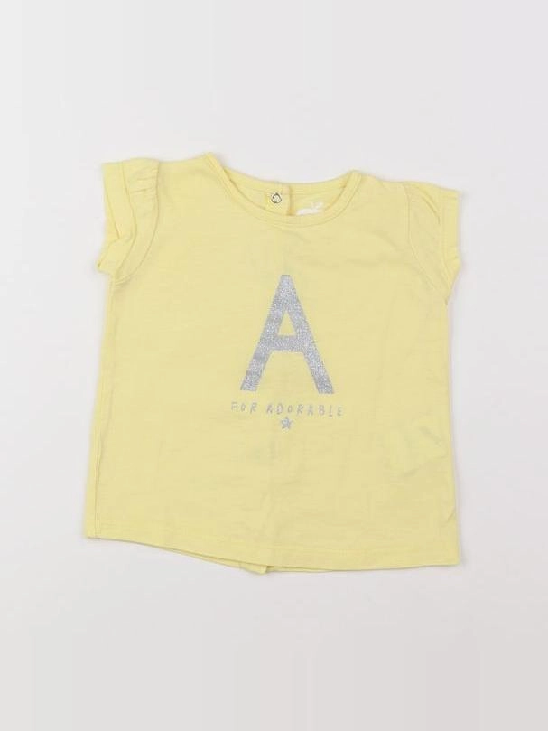 Tape à l'oeil - tee-shirt jaune - 9 mois