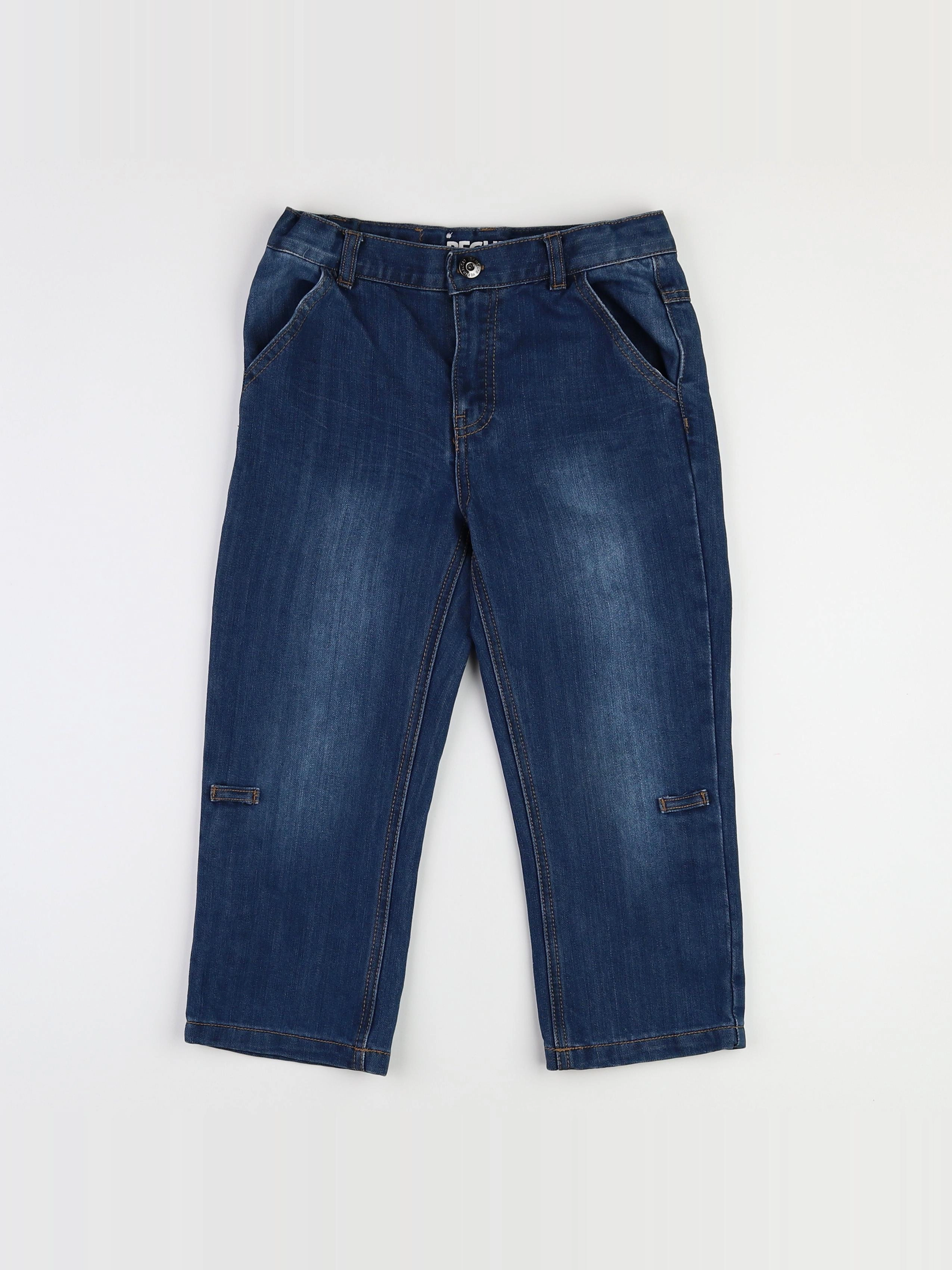 Vertbaudet - pantacourt bleu - 9 ans