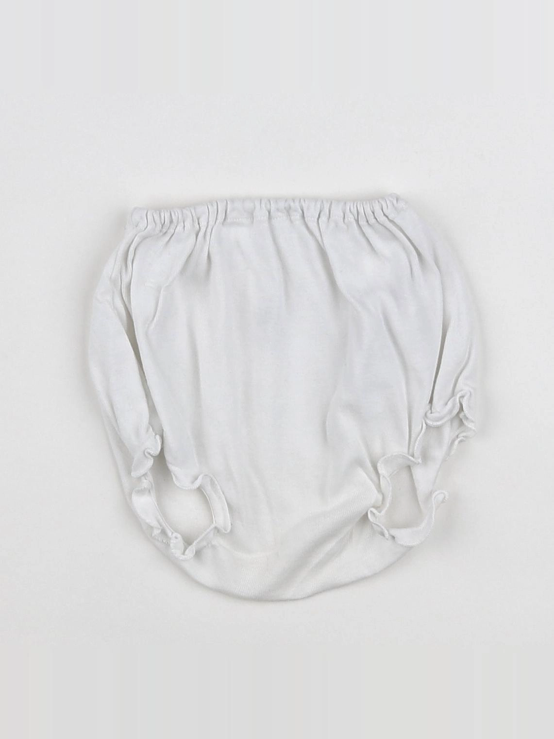 Petit Bateau - bloomer blanc - 1 mois