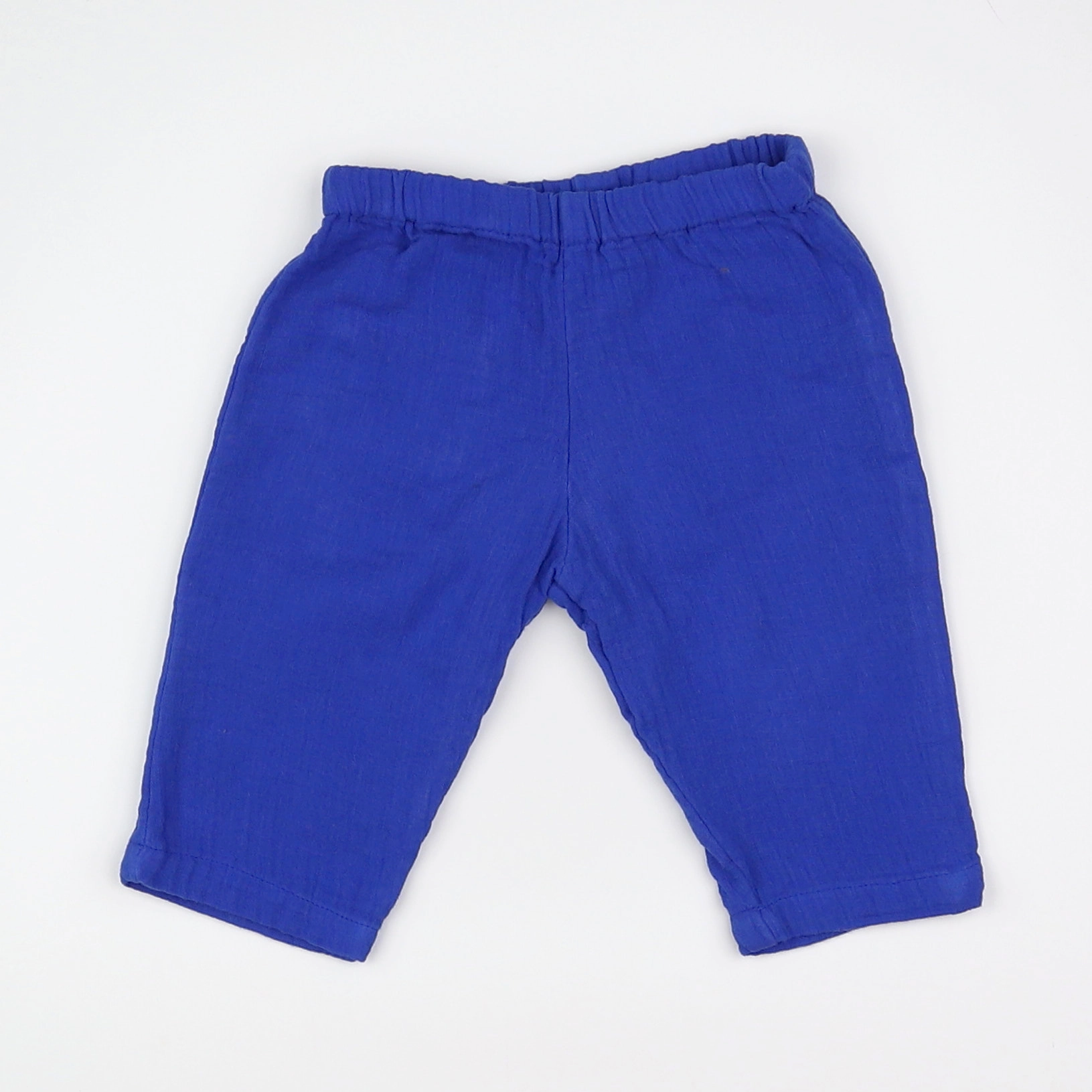 Bonton - pantalon bleu - 6 mois