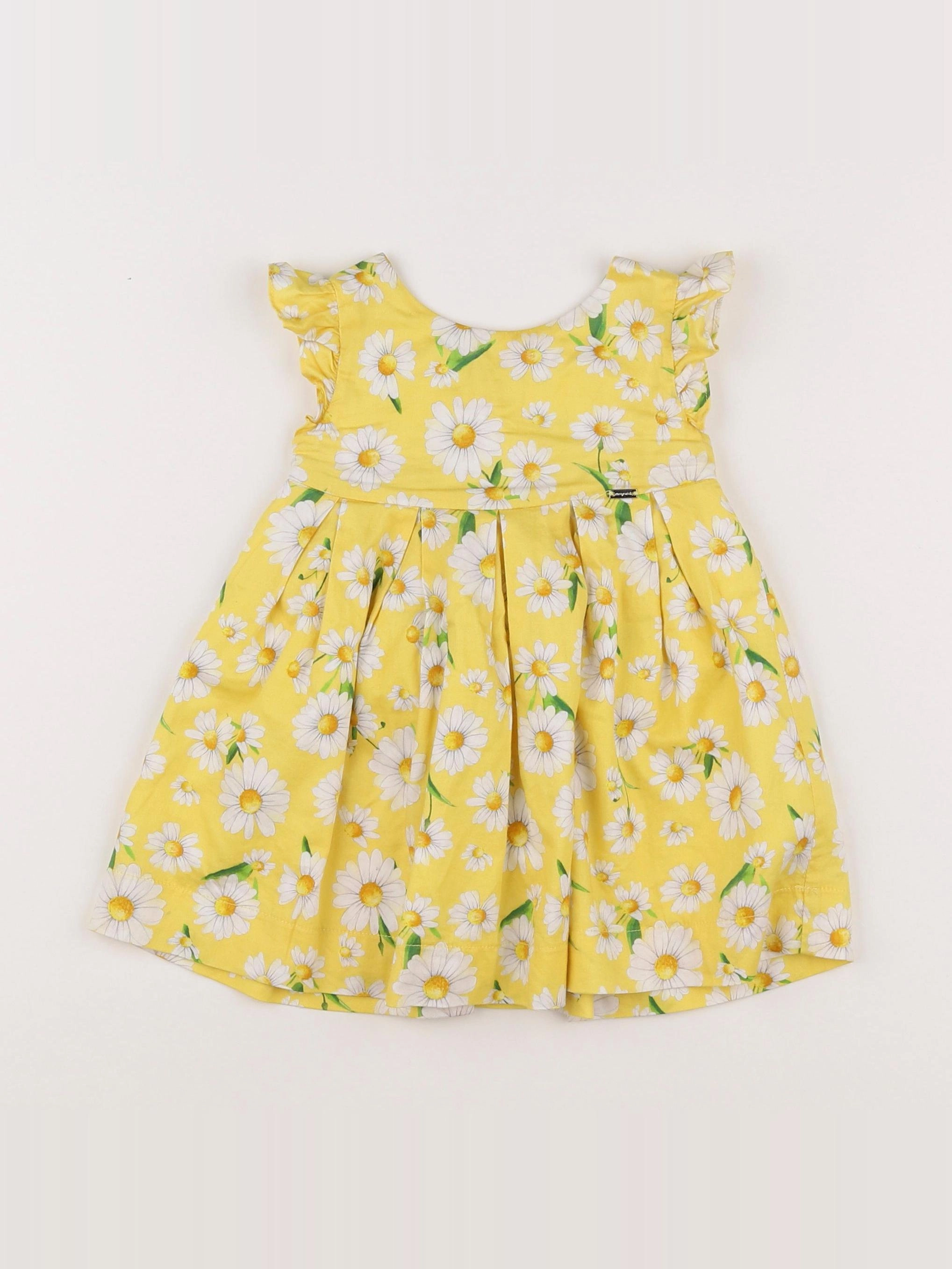 Mayoral - robe jaune - 12 mois