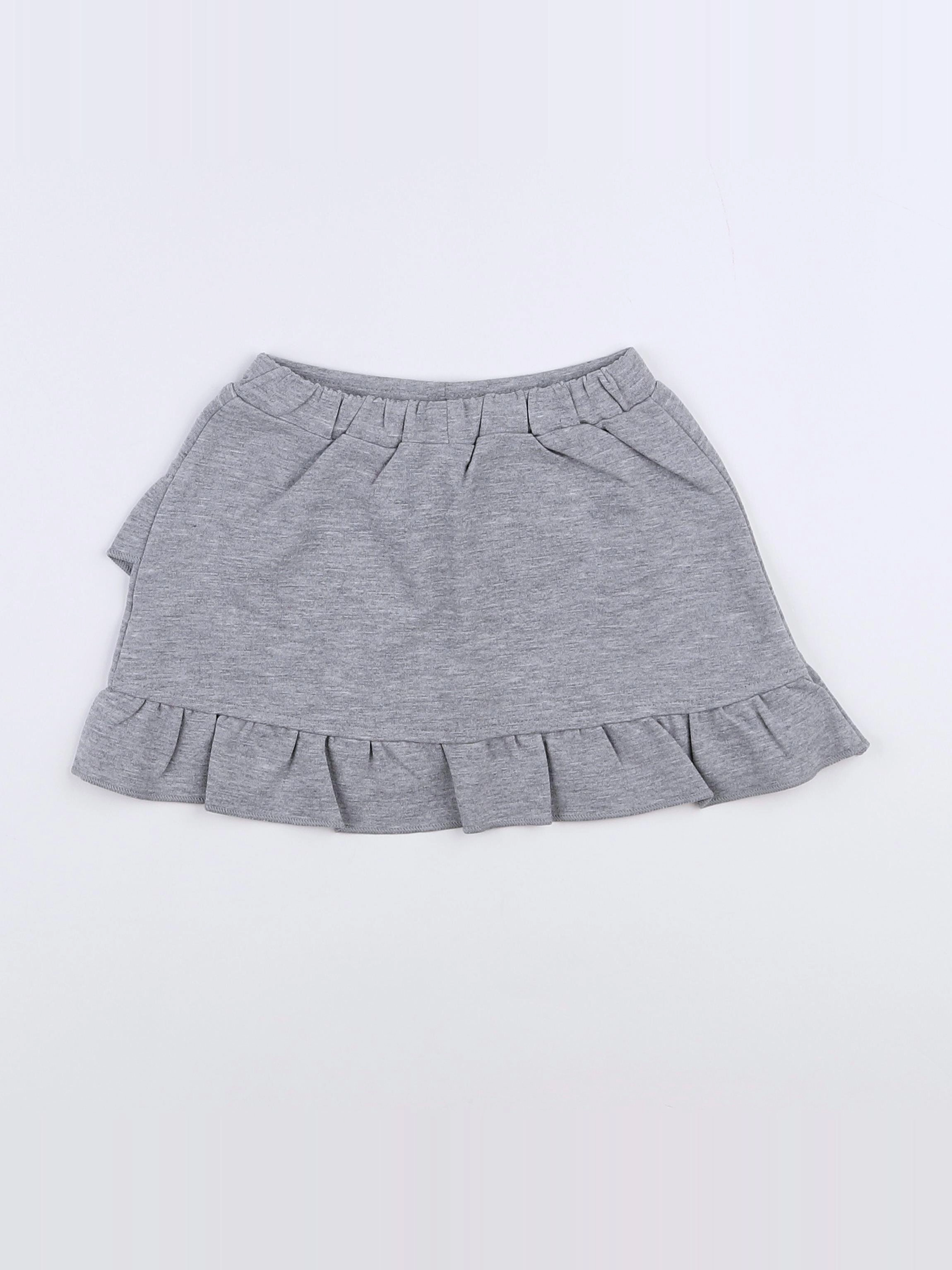 Benetton - jupe gris - 3/6 mois