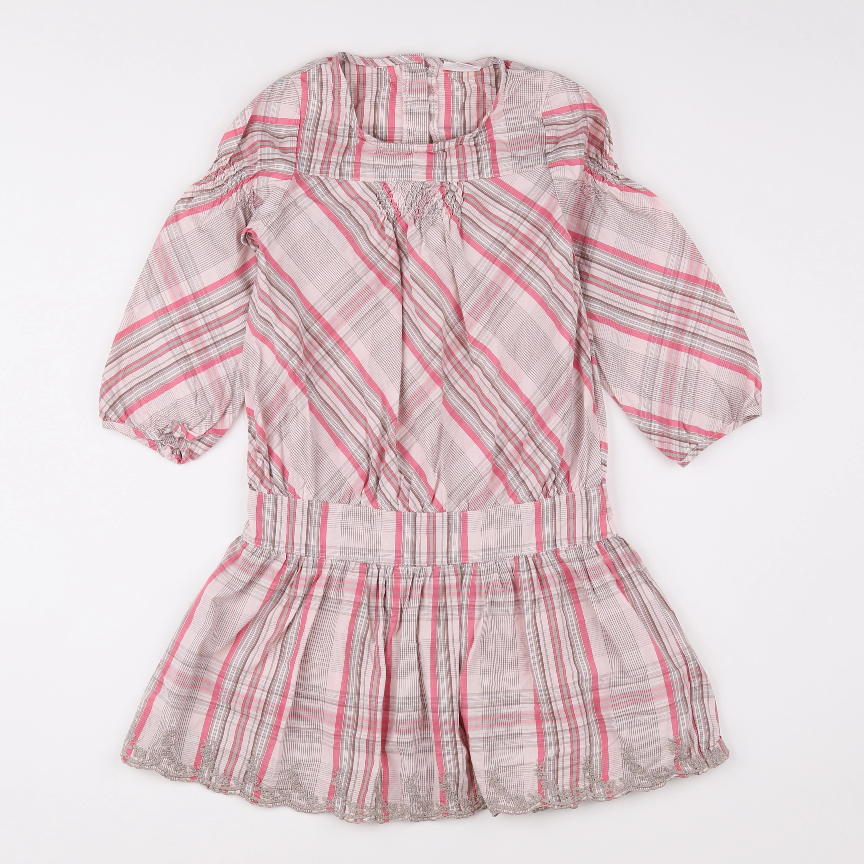 Vertbaudet - robe multicolore - 8 ans