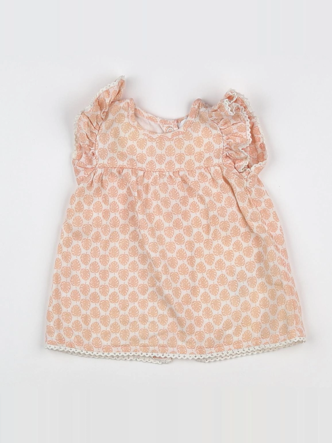 La Redoute - robe rose, blanc - 3 mois