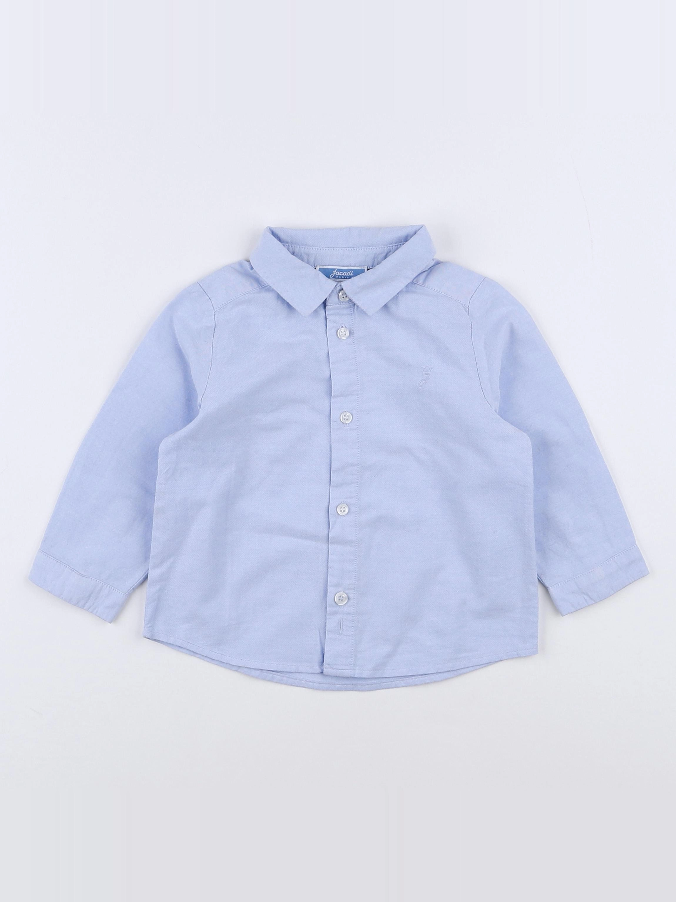 Jacadi - chemise bleu - 12 mois