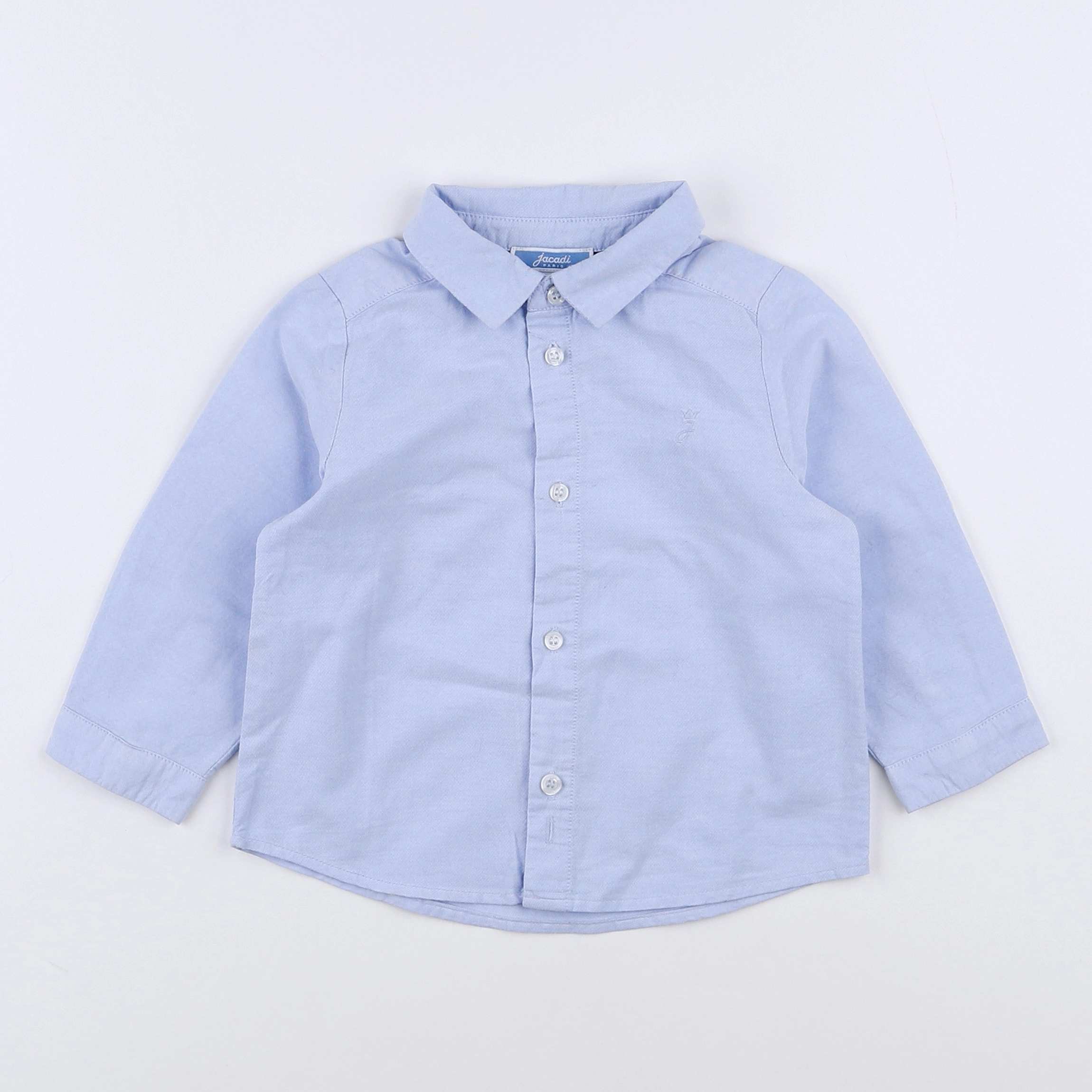 Jacadi - chemise bleu - 12 mois
