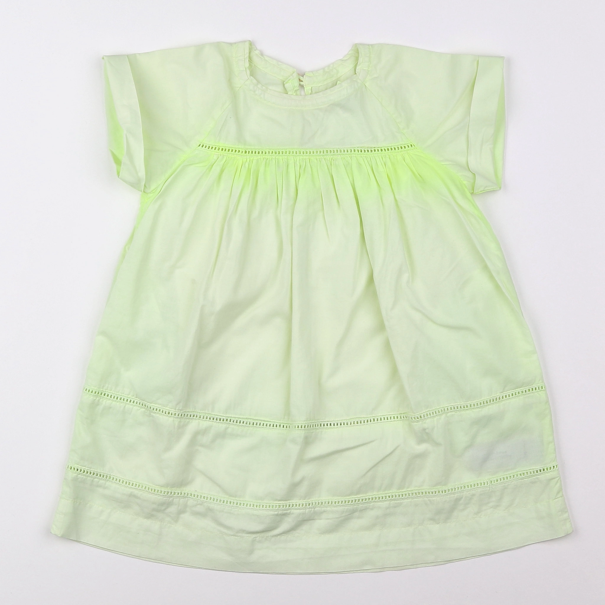 Crewcuts - blouse vert fluo - 3 ans