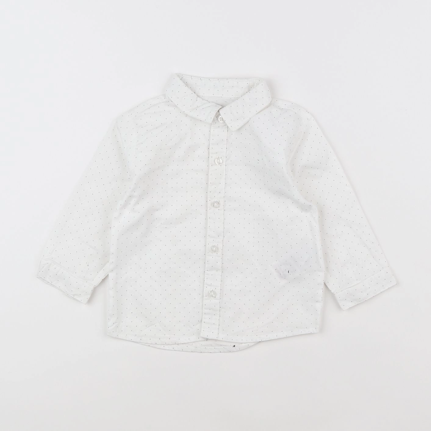 Vertbaudet - chemise blanc - 9 mois