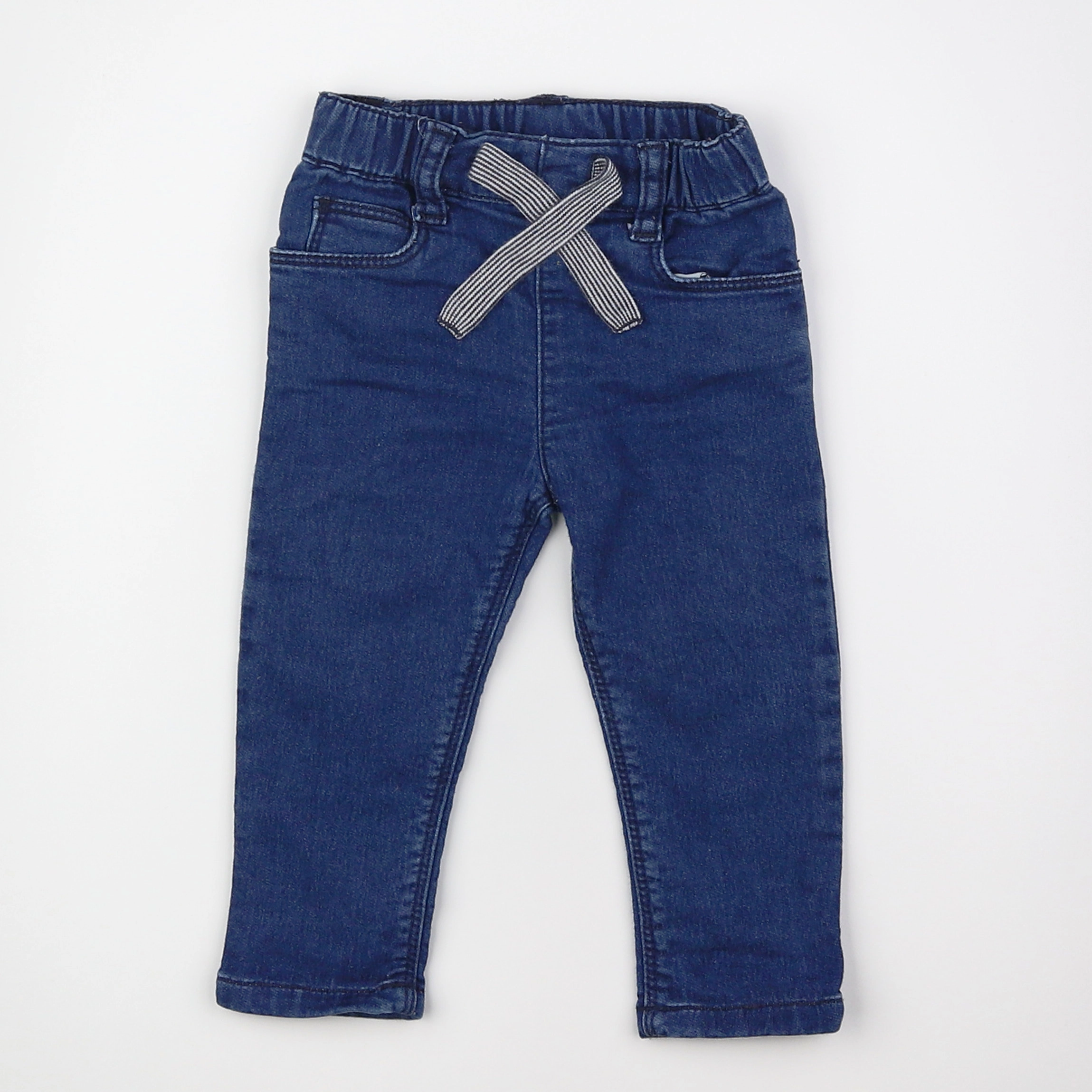 Petit Bateau - jegging bleu - 6 mois