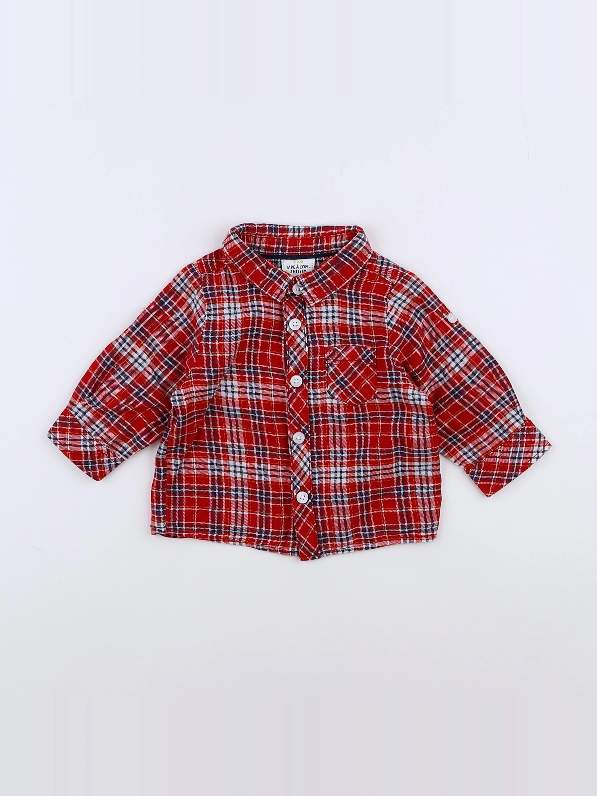 Tape à l'oeil - chemise multicolore - 3 mois