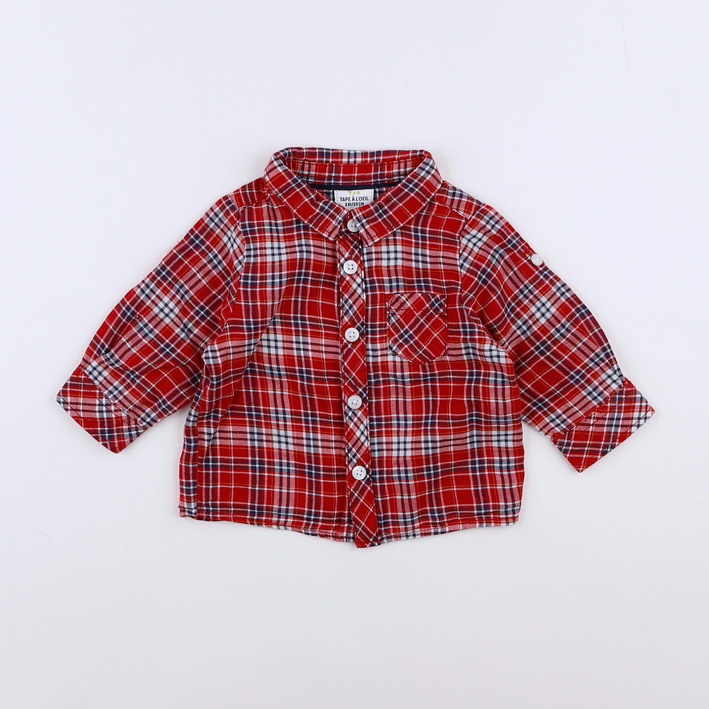 Tape à l'oeil - chemise multicolore - 3 mois