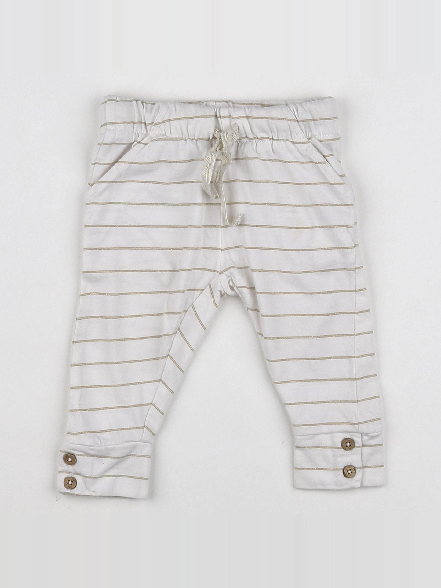 Boutchou - legging blanc - 6 mois