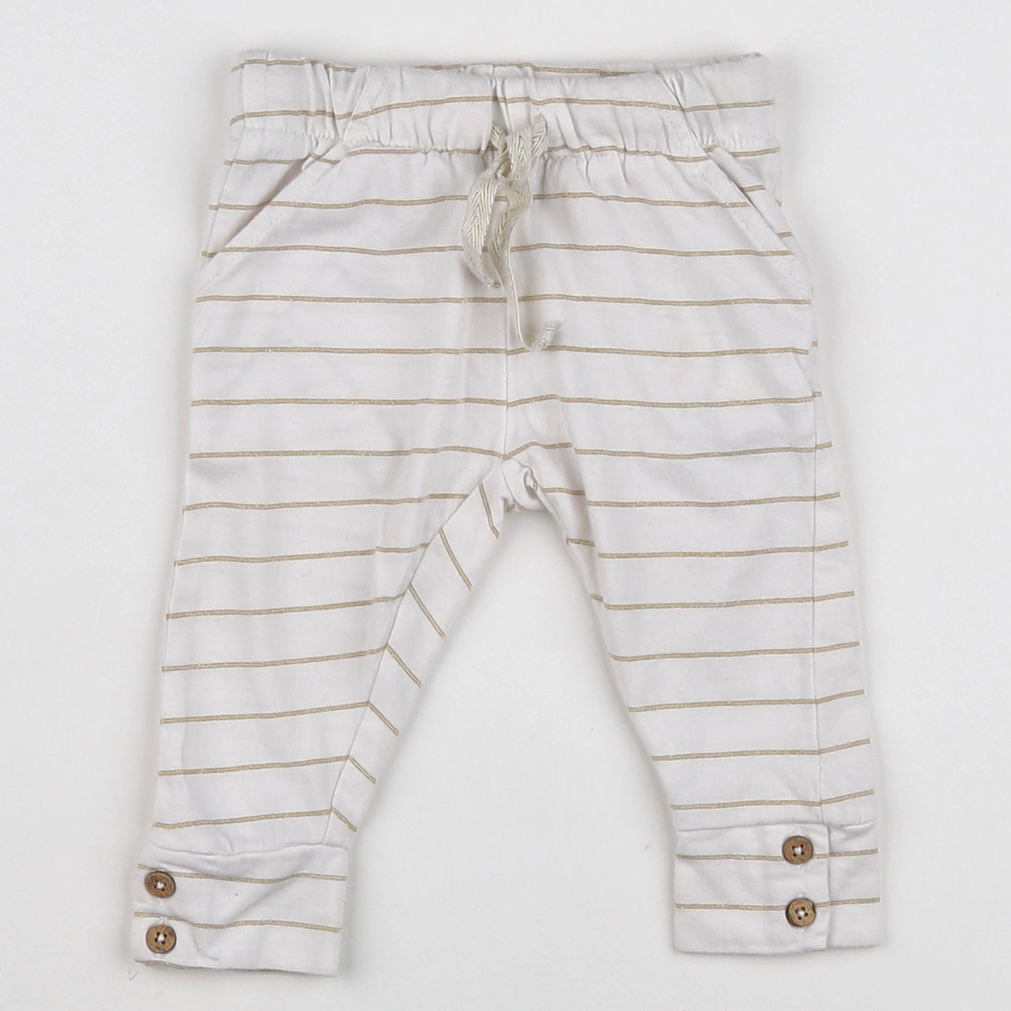 Boutchou - legging blanc - 6 mois