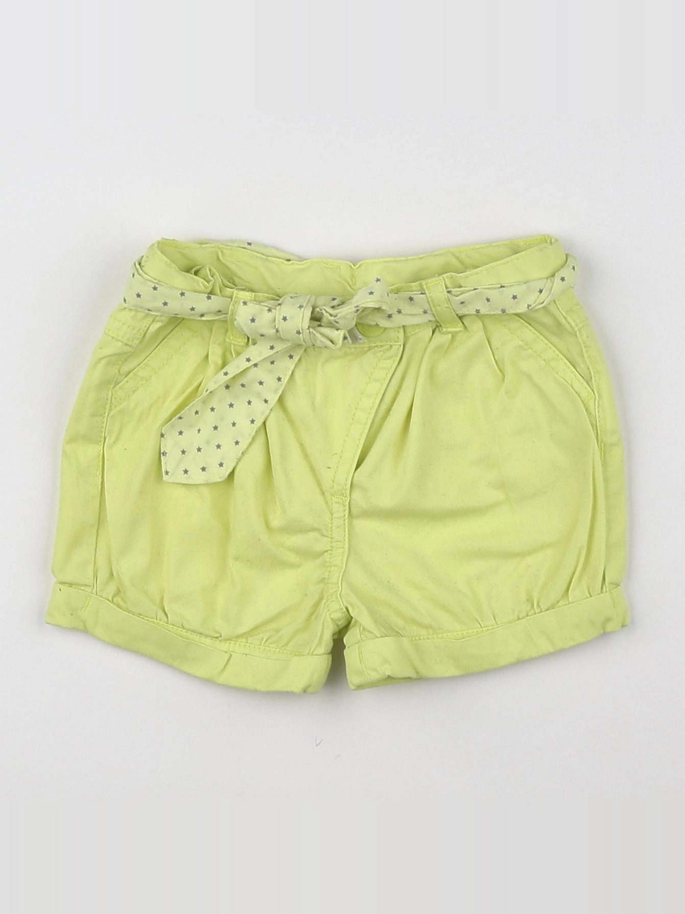 Tape à l'oeil - short jaune - 12 mois