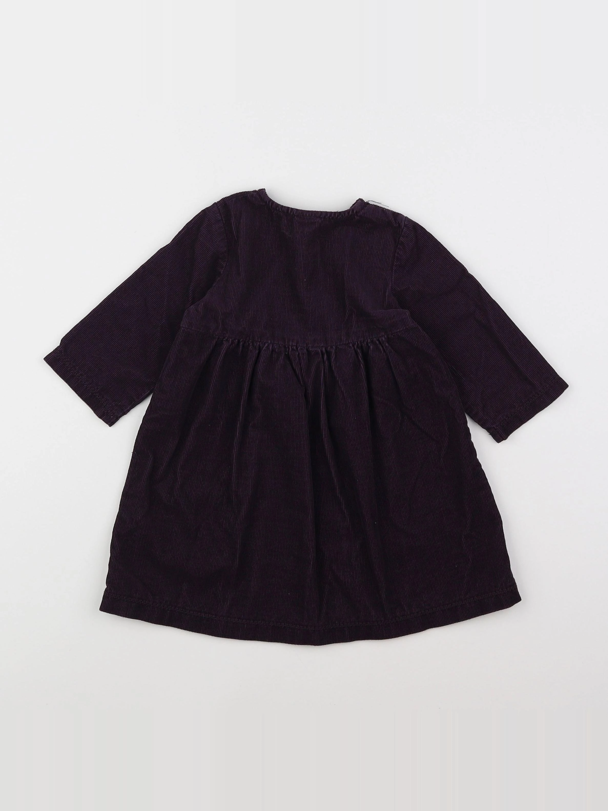 Petit Bateau - robe violet - 12 mois