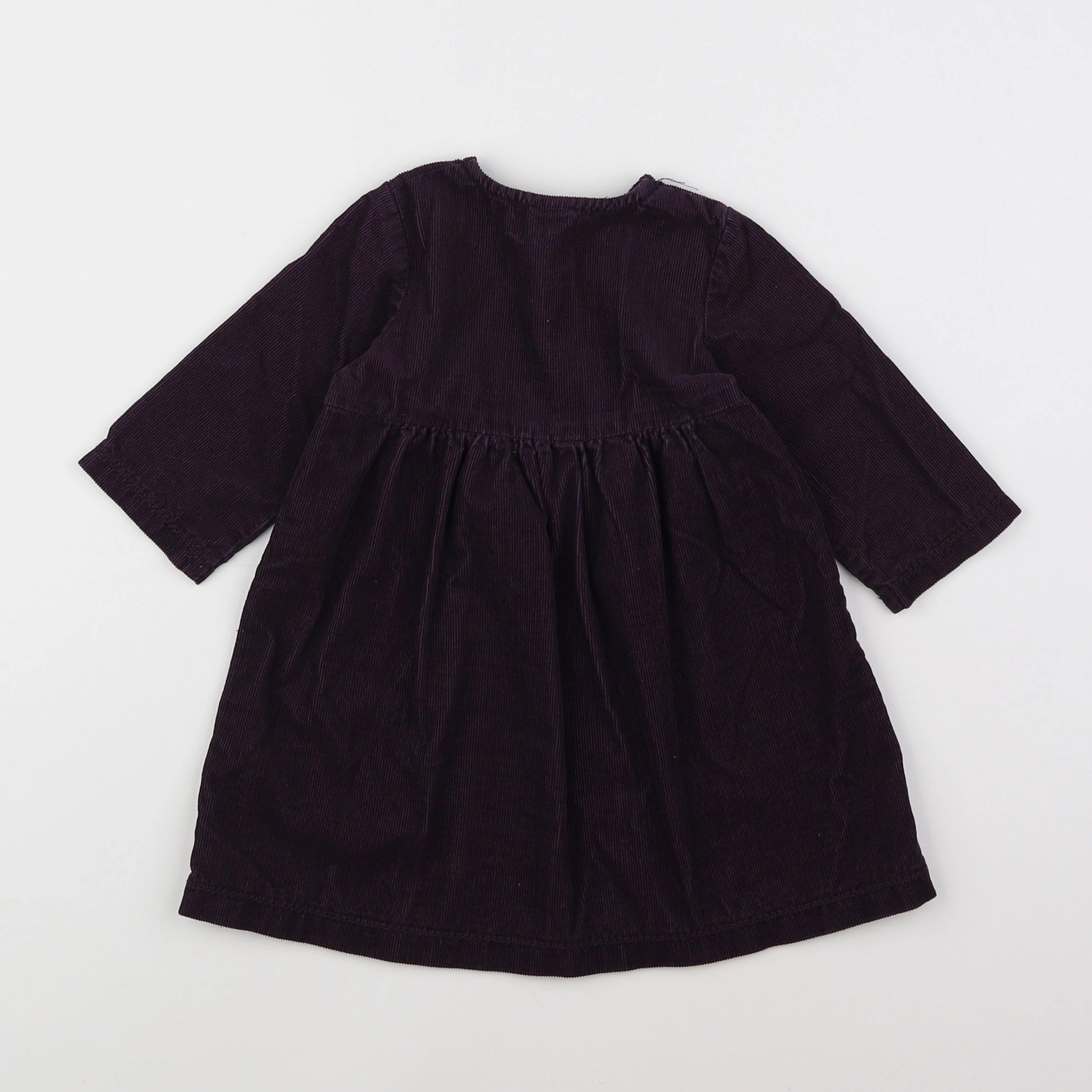 Petit Bateau - robe violet - 12 mois