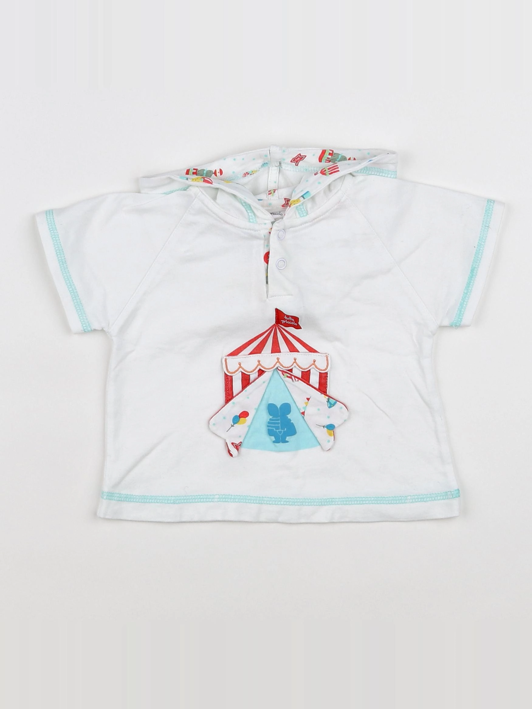 Tutto Piccolo - tee-shirt blanc - 12 mois