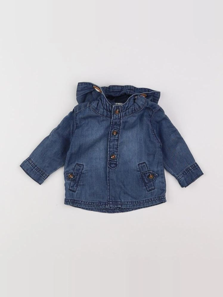 Tape à l'oeil - chemise bleu - 3 mois