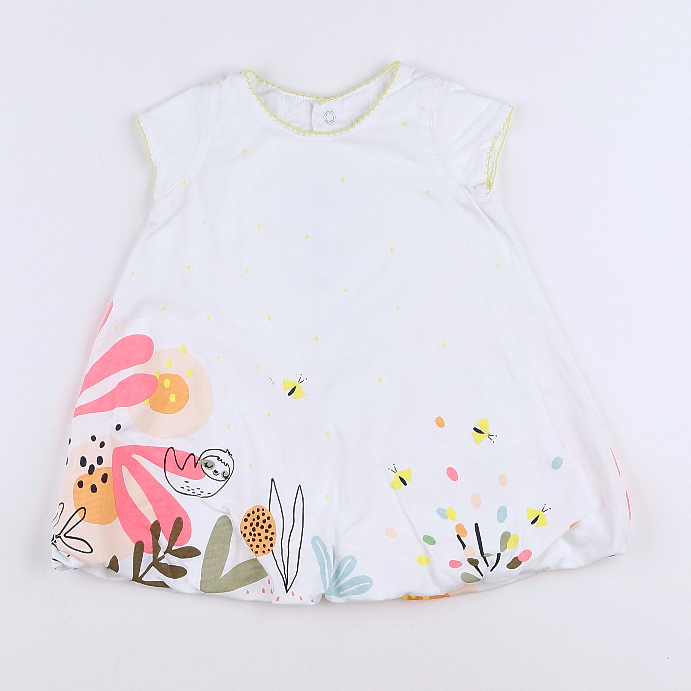 Catimini - robe blanc - 9 mois