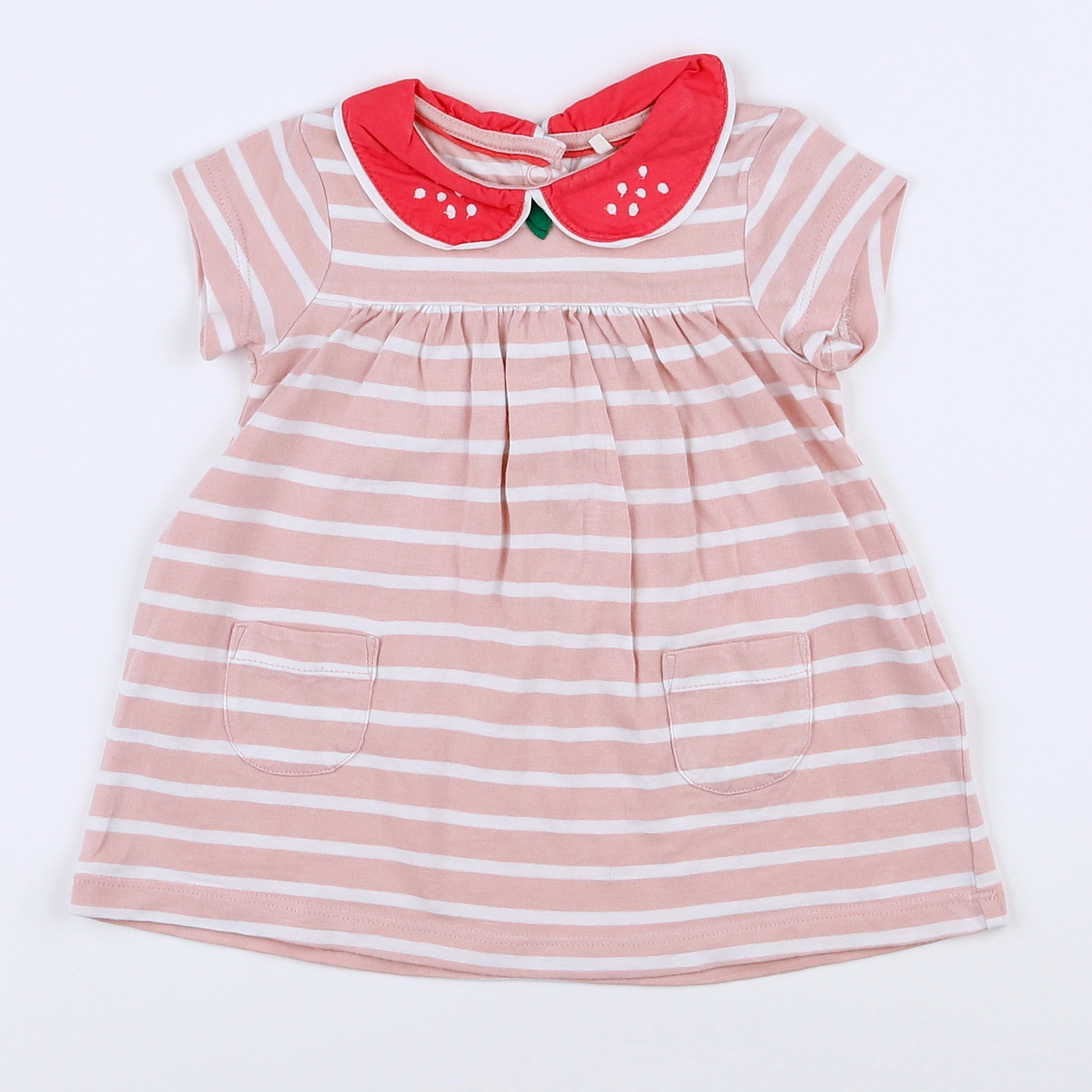 Baby Boden - robe rose - 0/3 mois