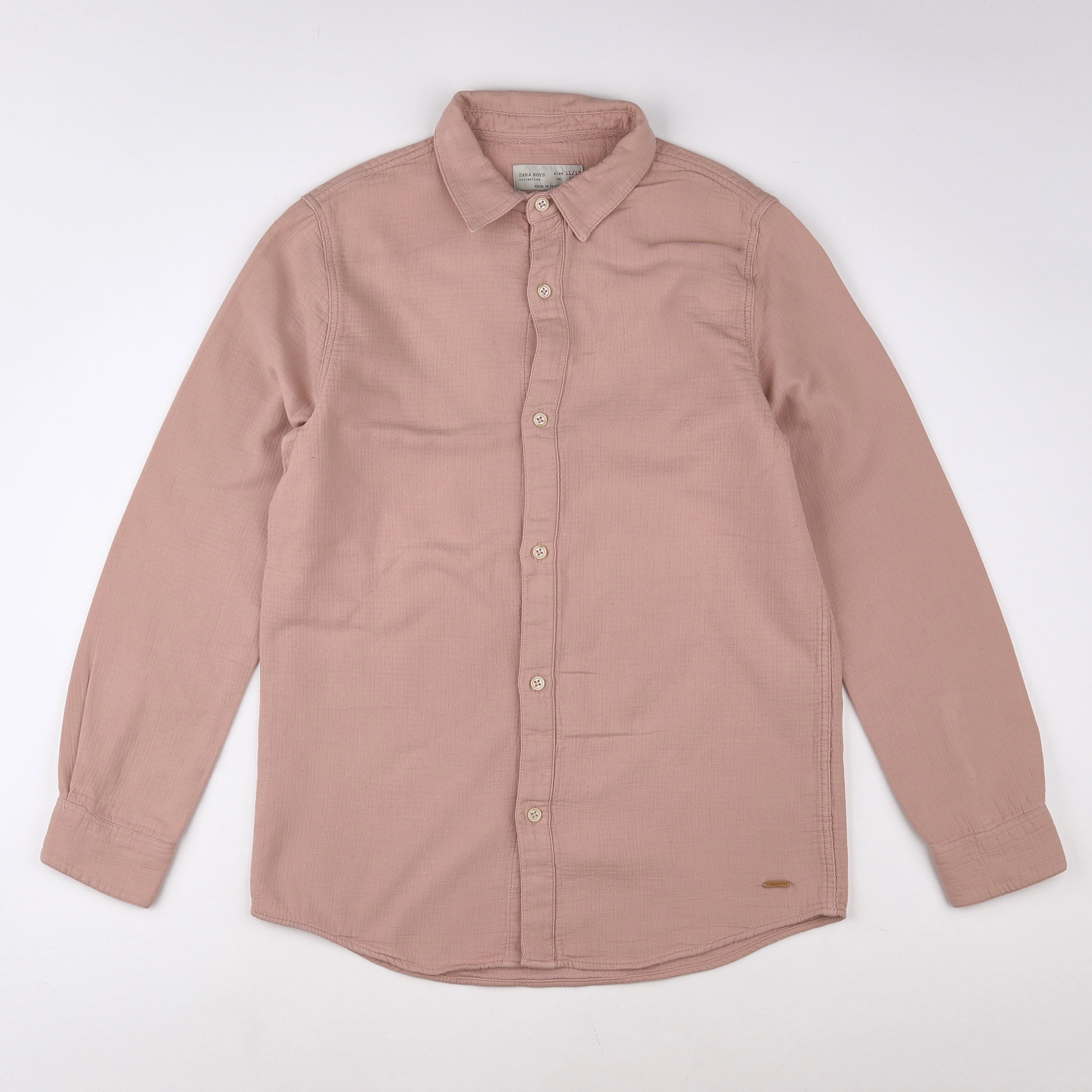 Zara - chemise rose - 11/12 ans