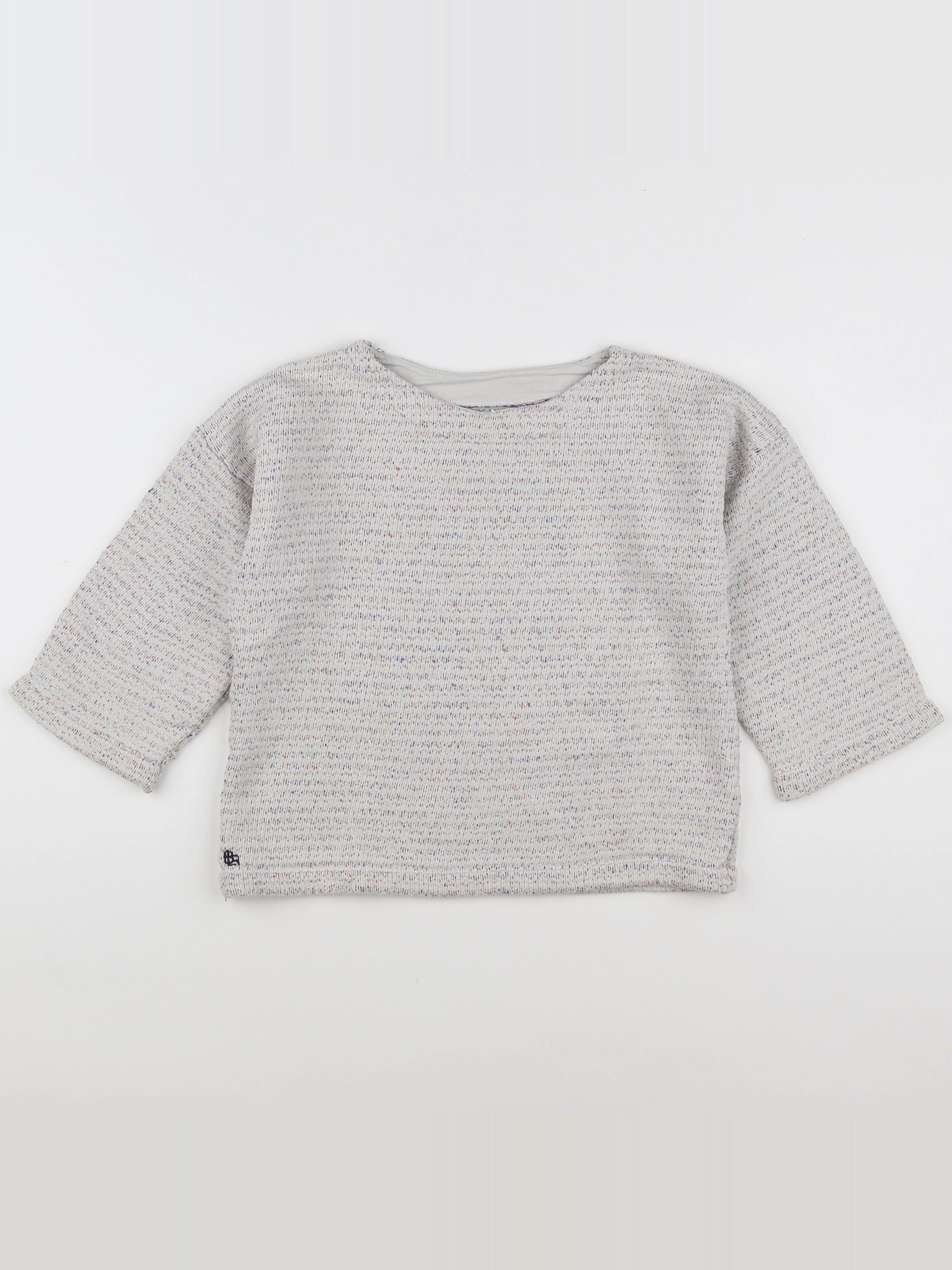 Bellerose - sweat gris - 8 ans
