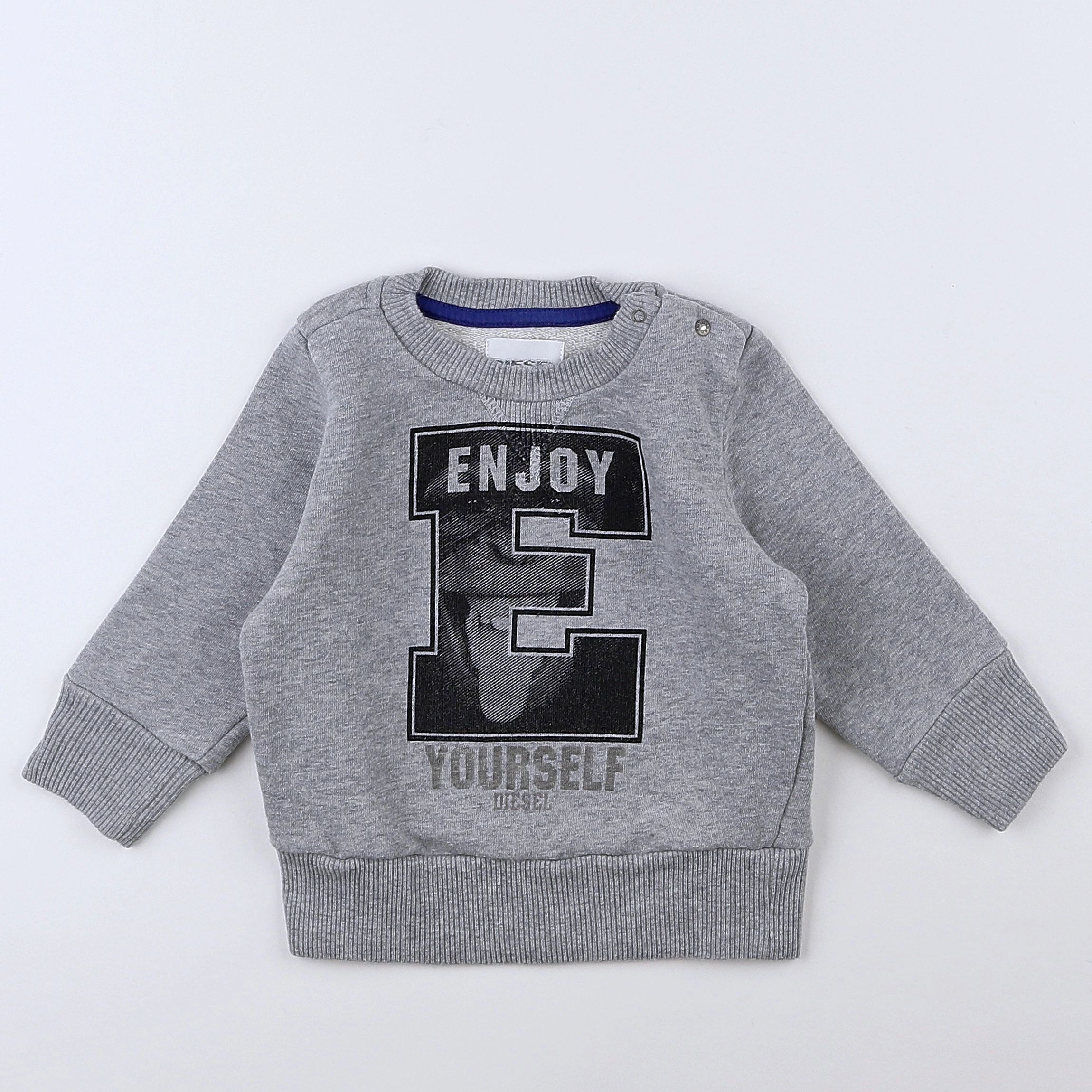 Diesel - sweat gris - 12 mois