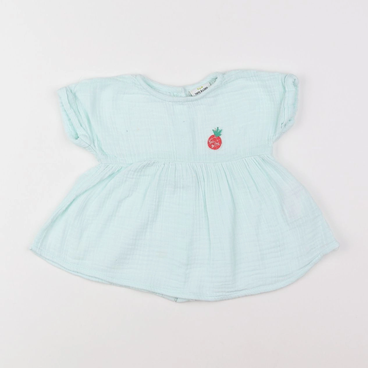 Tape à l'oeil - blouse bleu - 6 mois