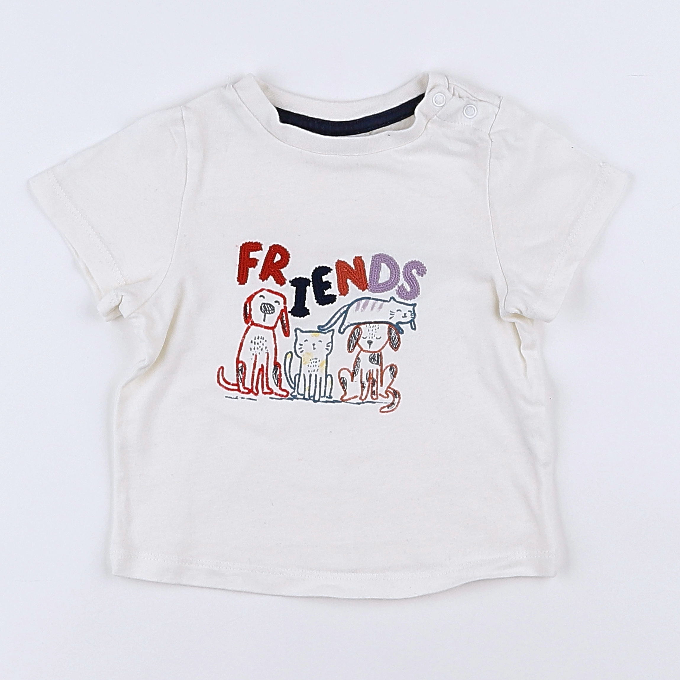 Tape à l'oeil - tee-shirt beige - 9 mois